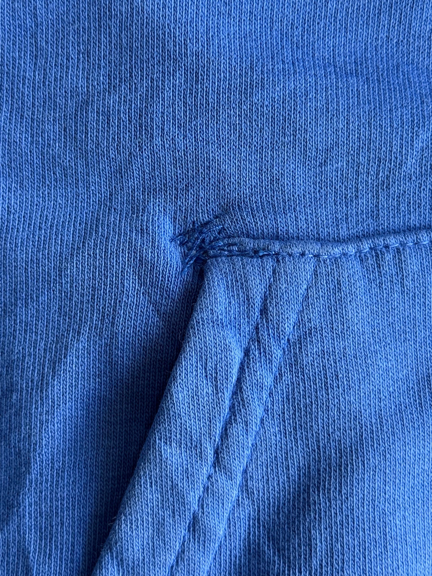 Chrome Hearts Side T-Bar Blue Zip Hoodie