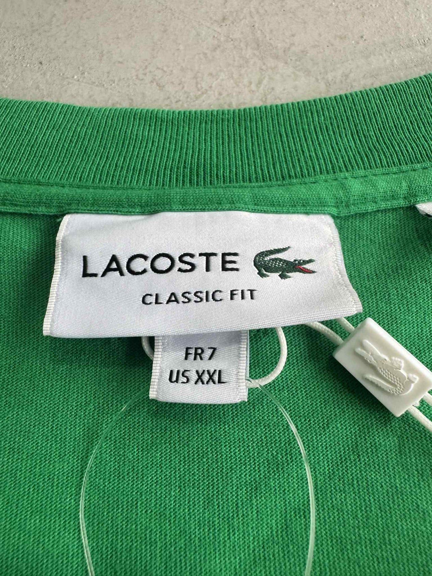 Lacoste Spellout Green Tee