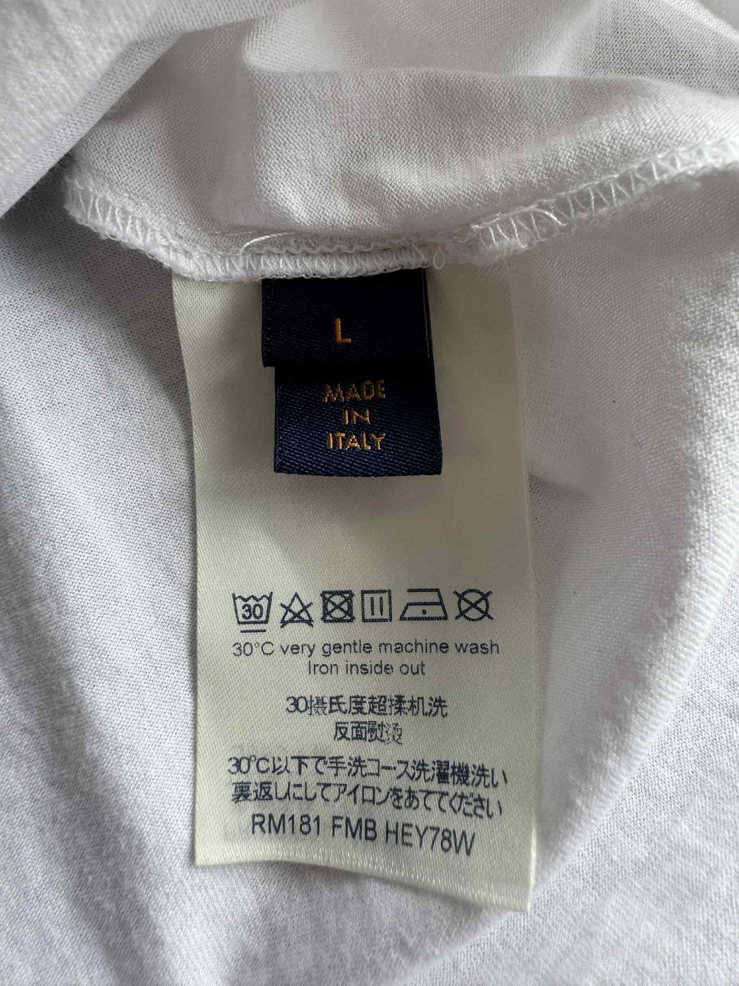 Louis Vuitton Graffiti Logo Short Sleeve Tee