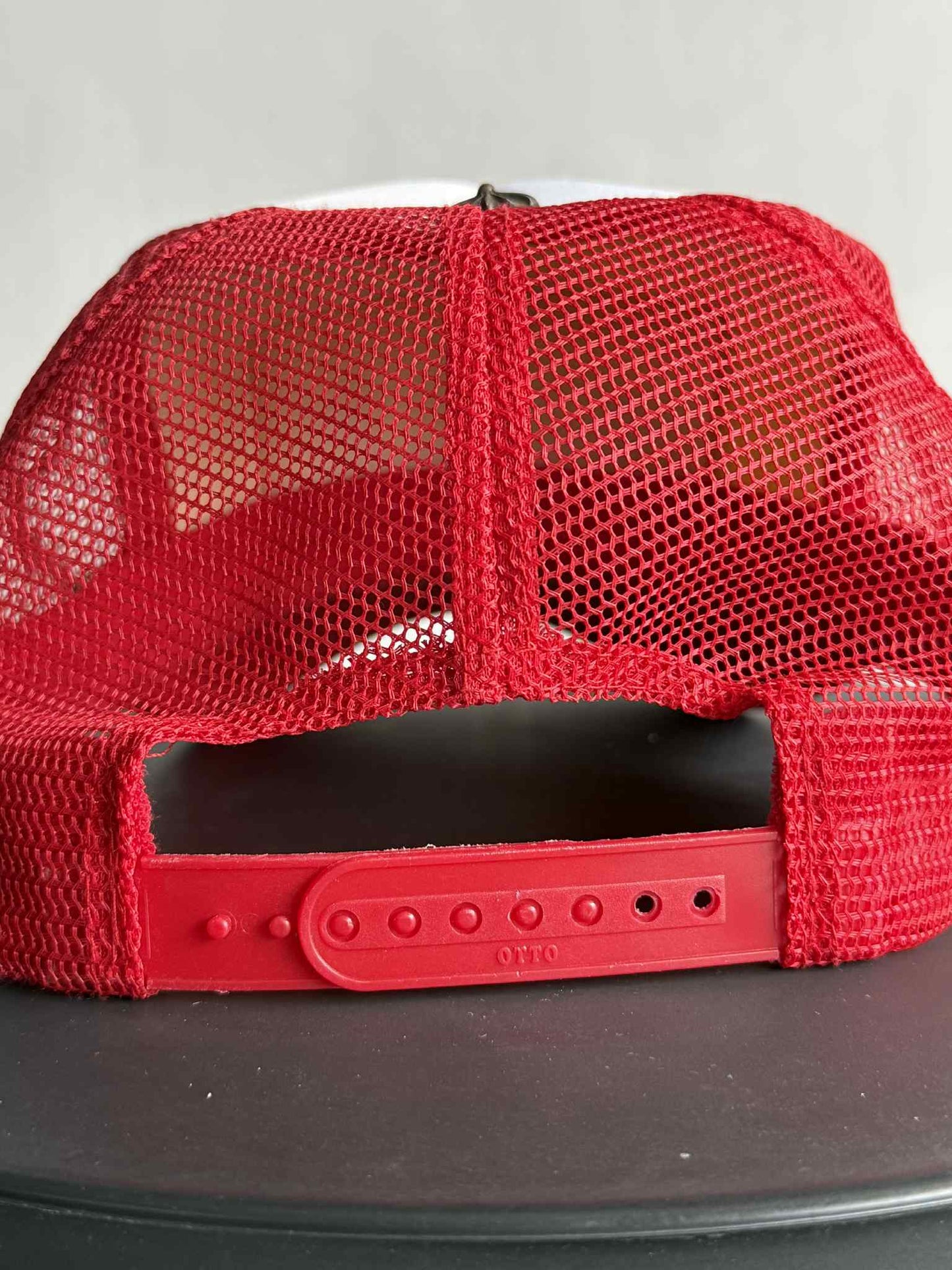 Vintage Chrome Hearts FUCK Red Trucker Hat