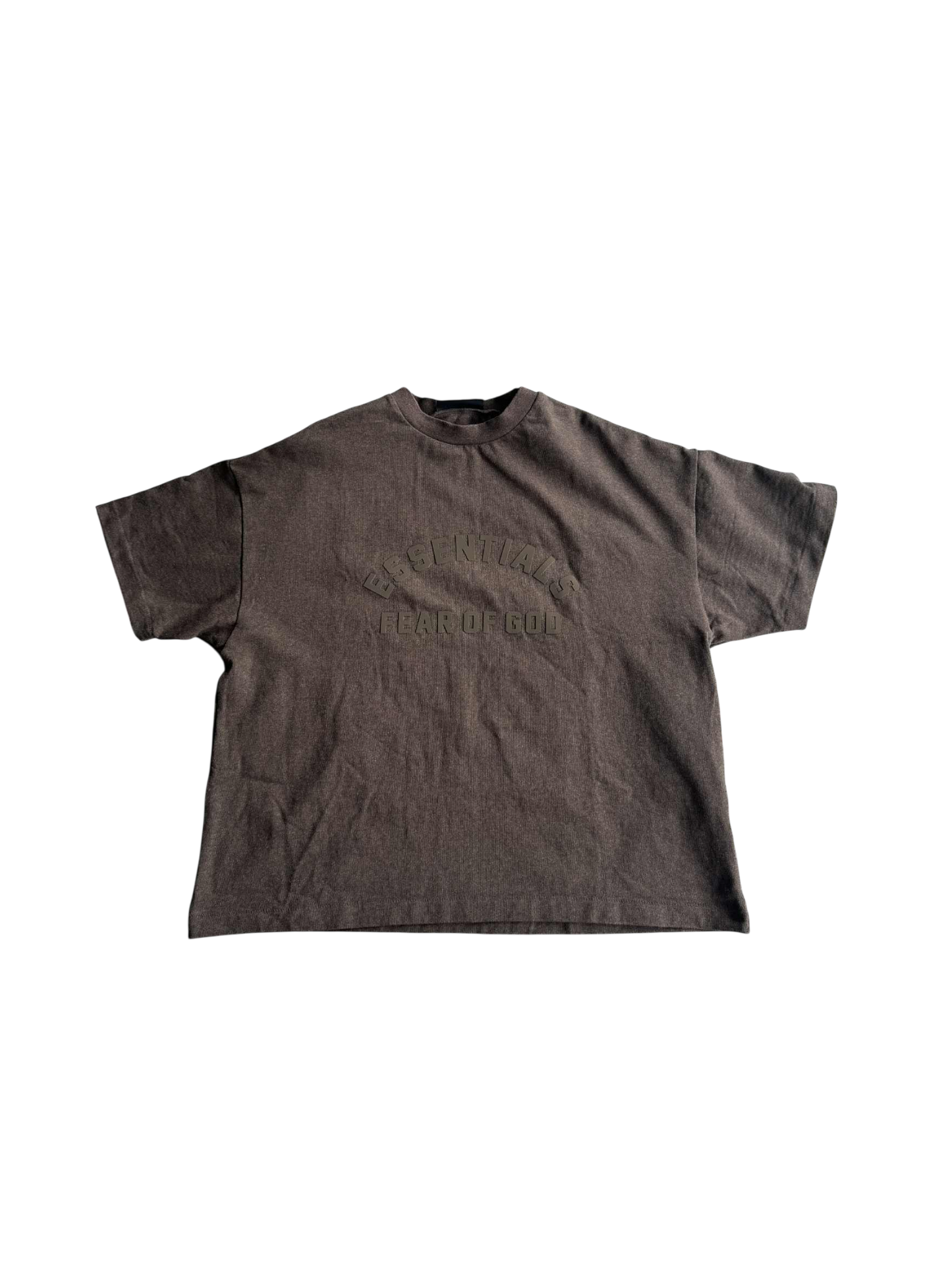 Essentials Fear Of God Oversized Brown Shirt
