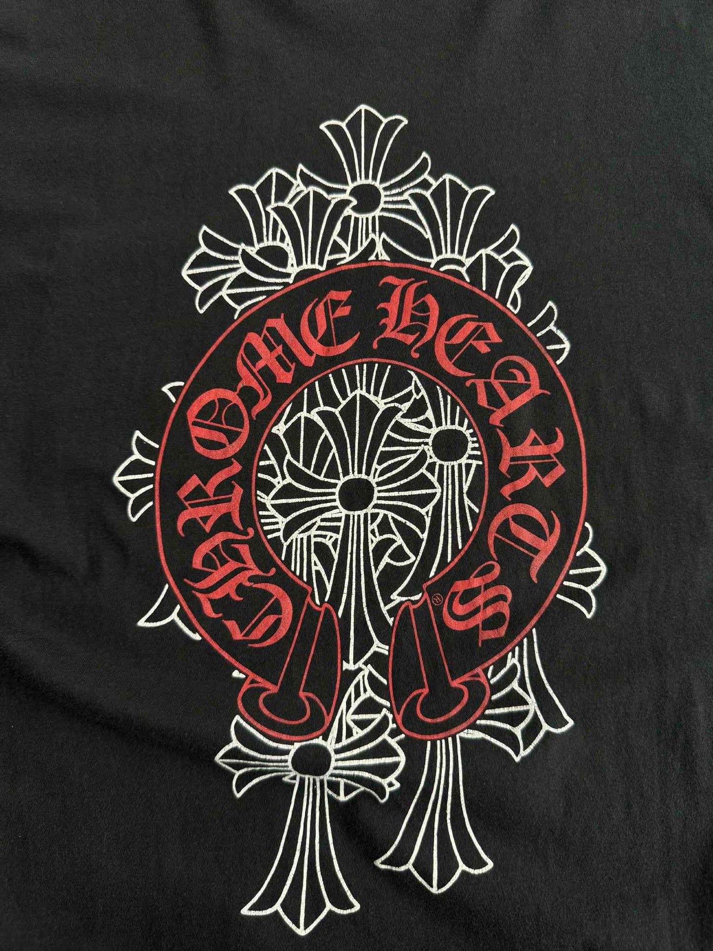 Chrome Hearts Red Cemetery Tee