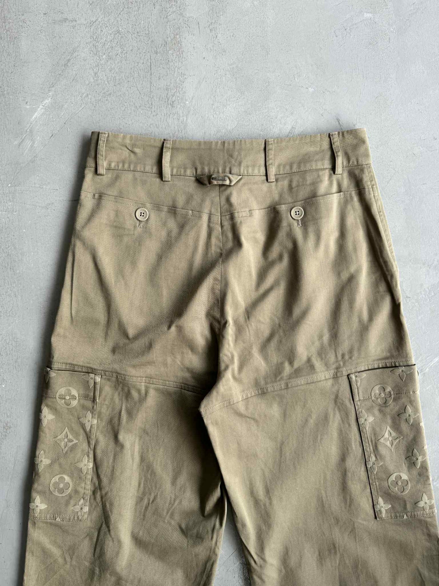 Louis Vuitton Khaki Cargo Pants