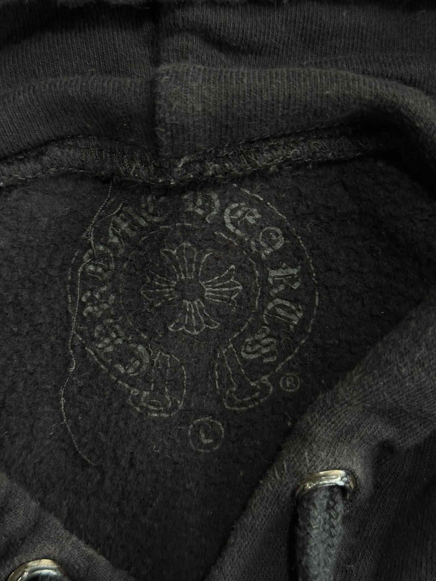 Chrome Hearts Horseshoe Floral Black/red Hoodie