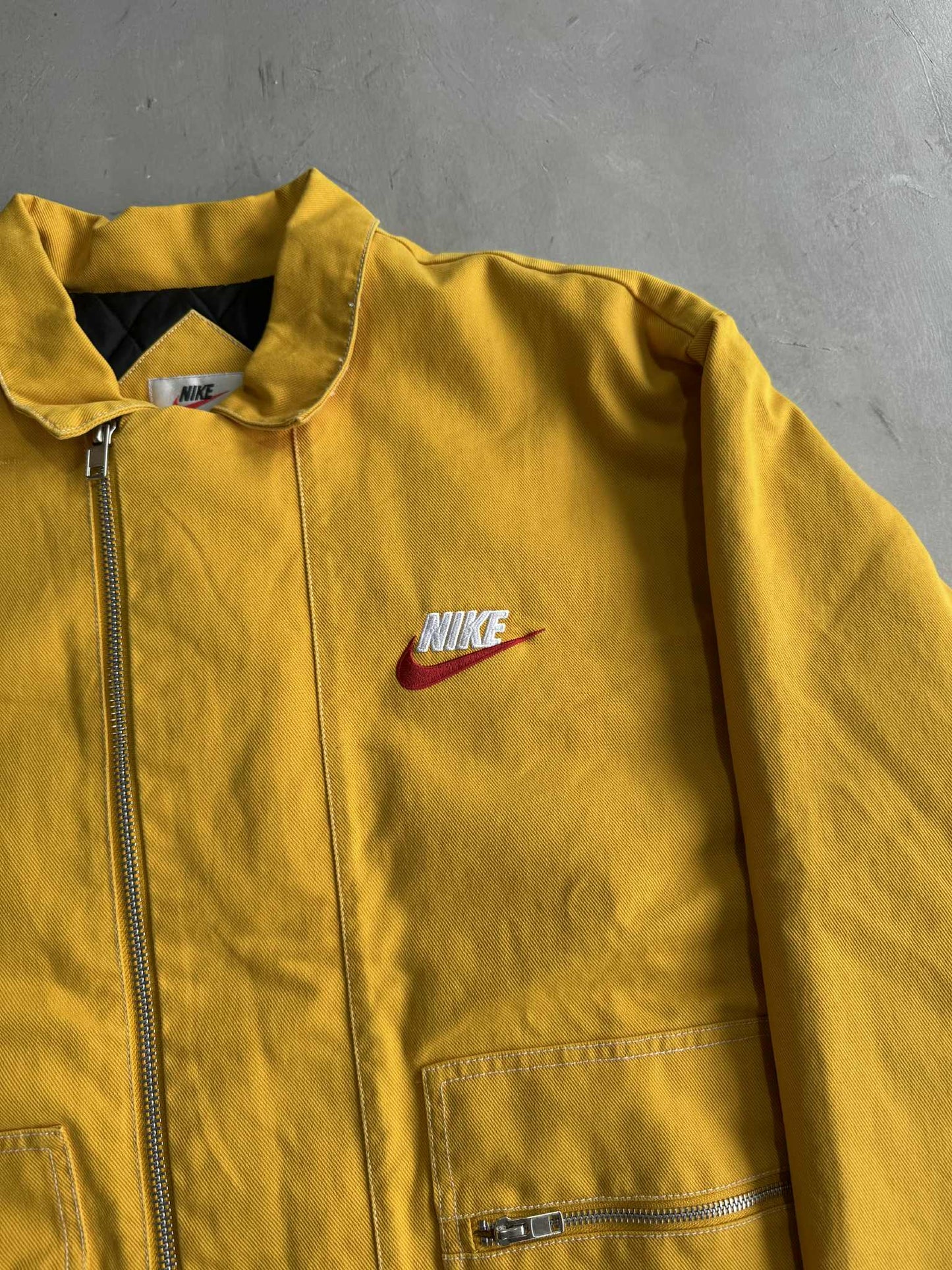 Nike x Supreme Double zip Quilted Work Jacket