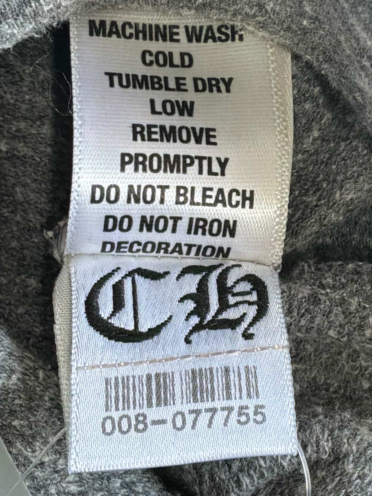 Chrome Hearts Hollywood Plate Zip Hoodie