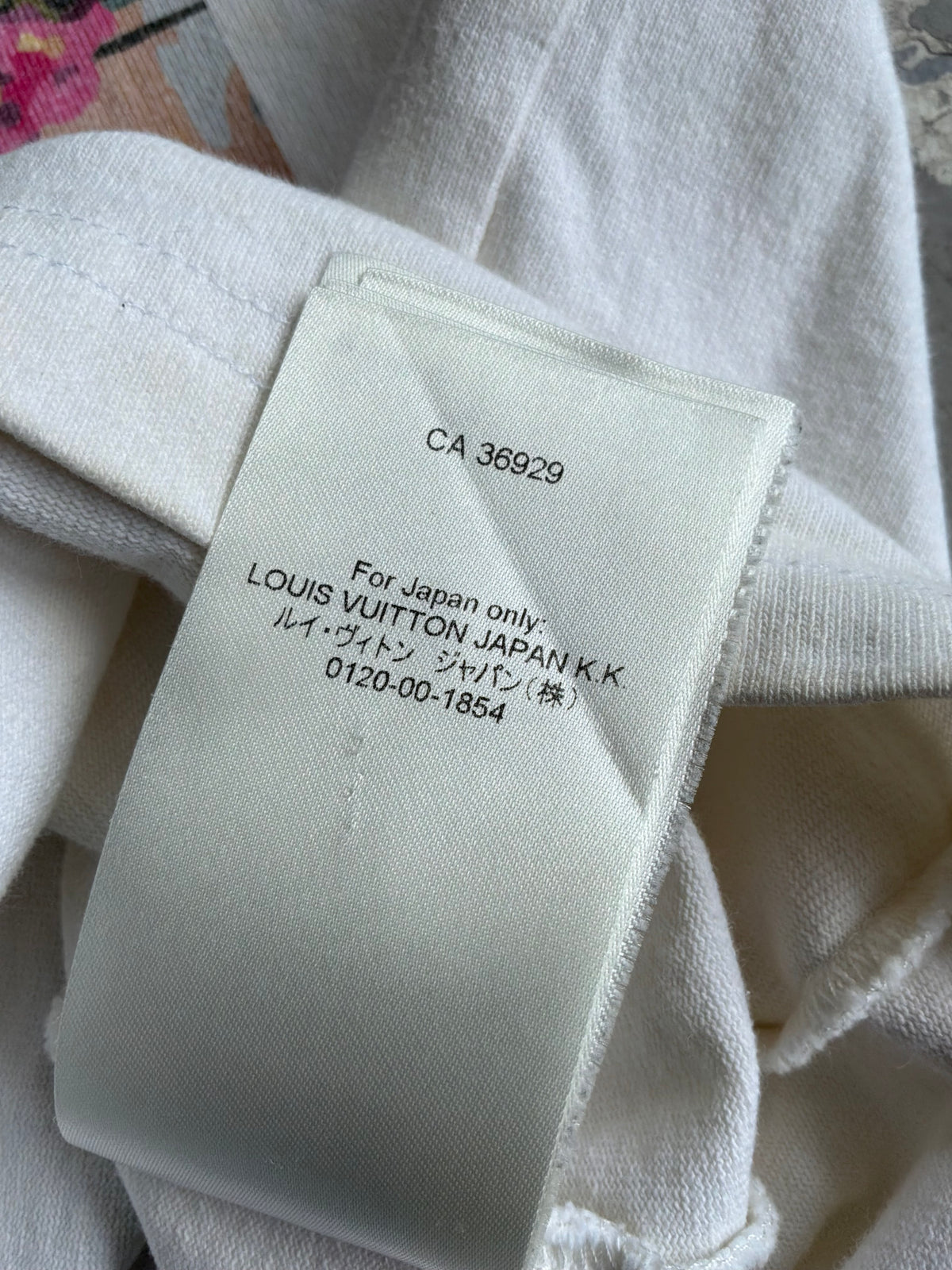 Louis Vuitton Virgil Abloh Graffiti Floral Tee