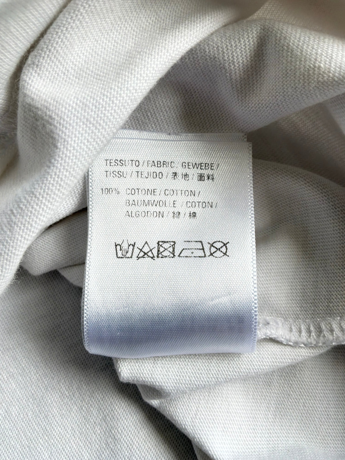 Balenciaga Script Shadow White Tee