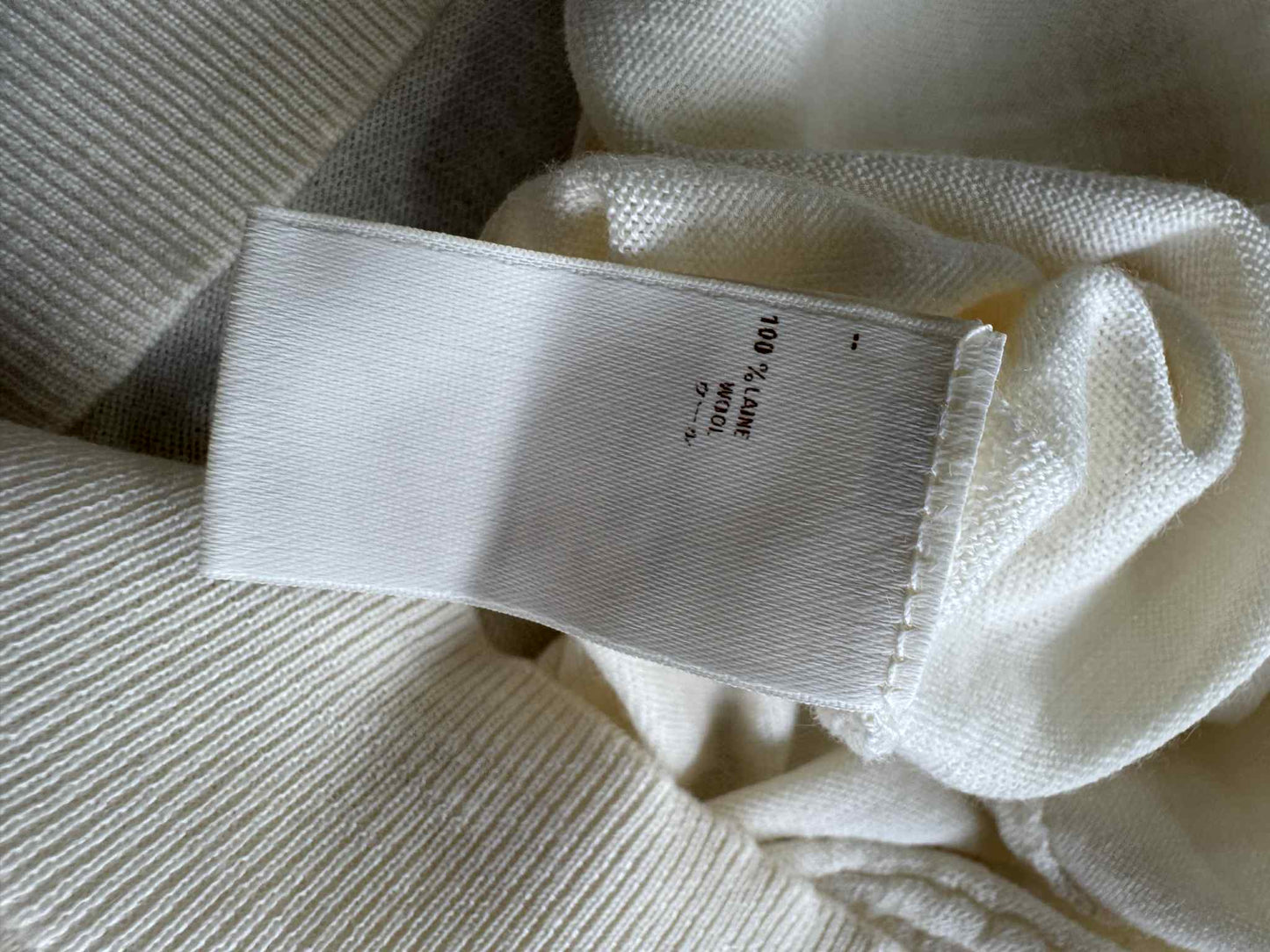 Louis Vuitton Cream Turtle Neck