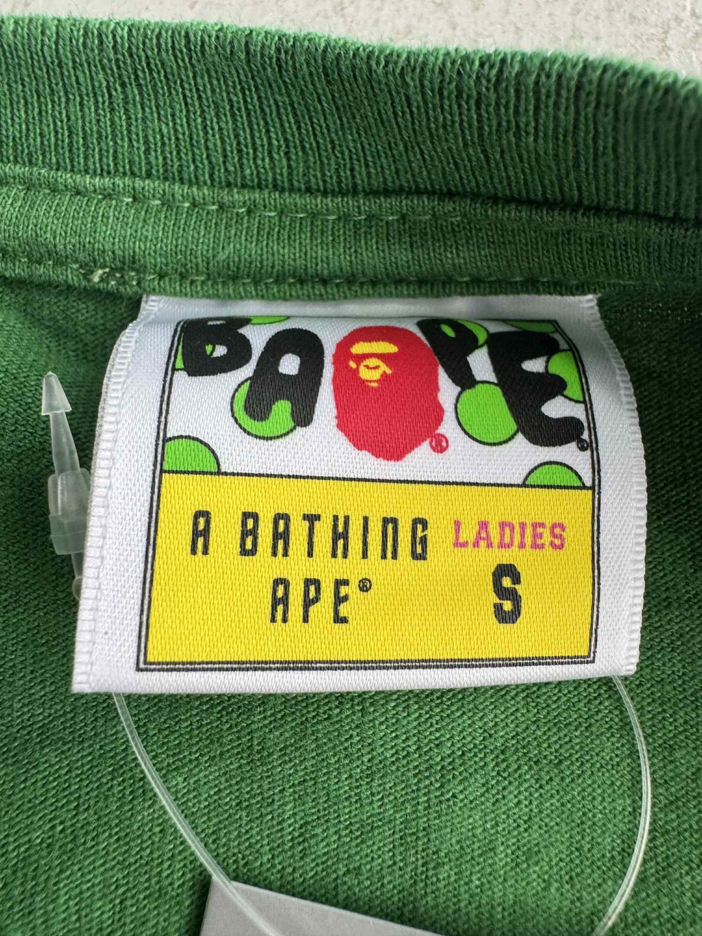 Bape Big Head Green Tee