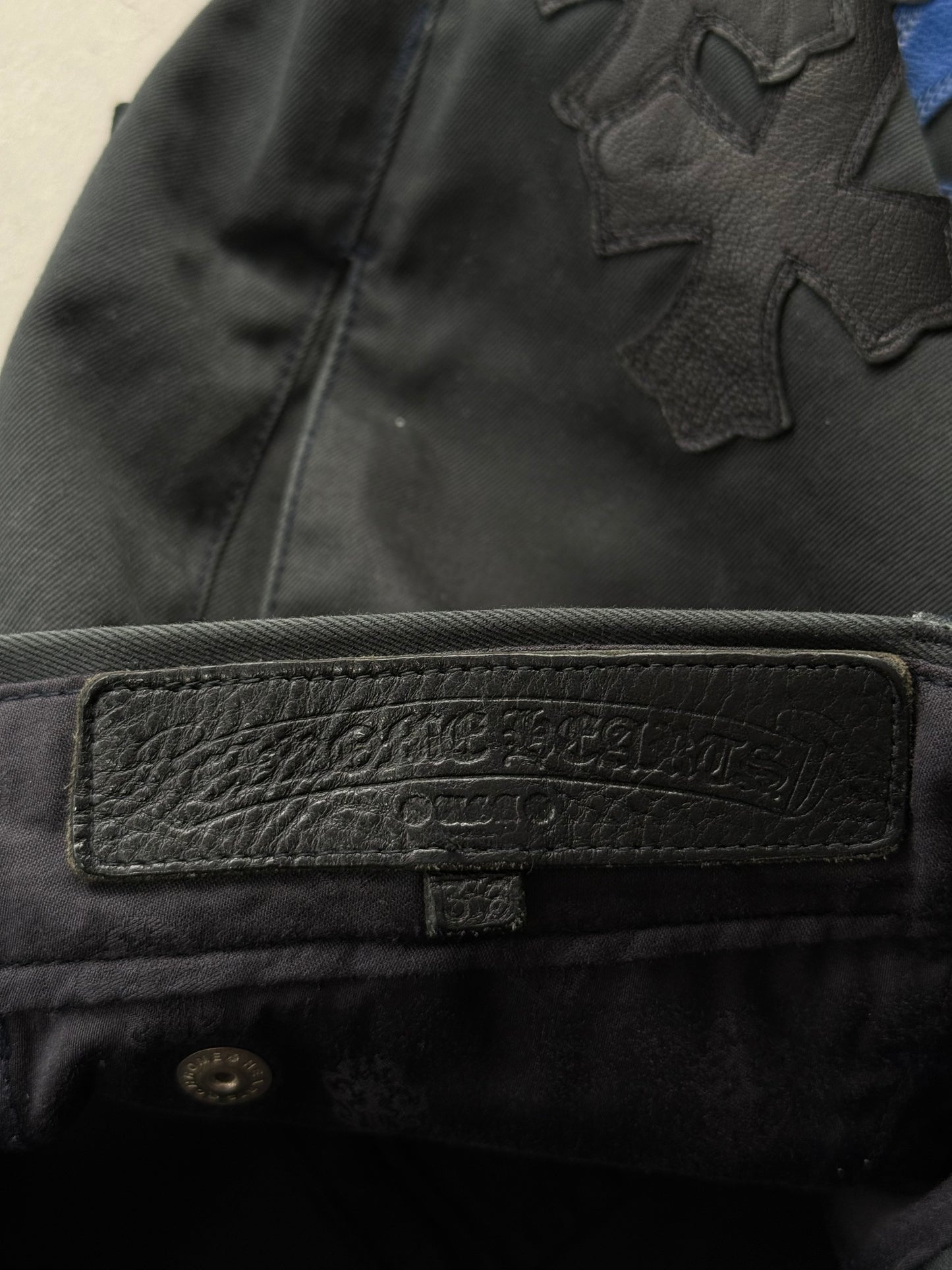 Chrome Hearts Spiderman Cross Patches Chino Pants