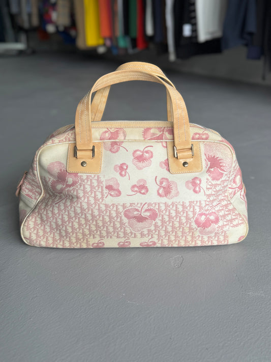 Vintage Dior Oblique Cherry Handbag