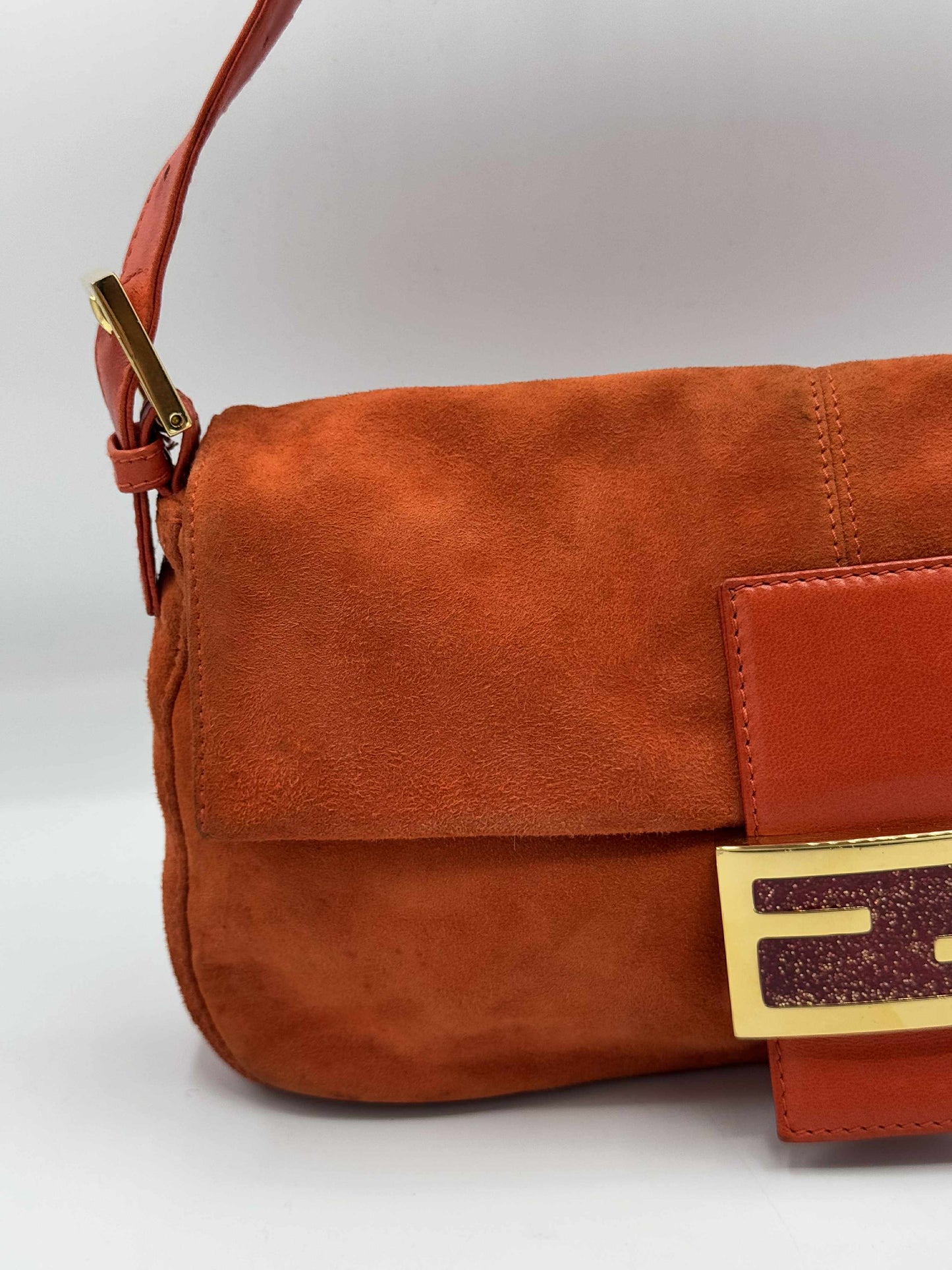 Fendi Orange Baguette