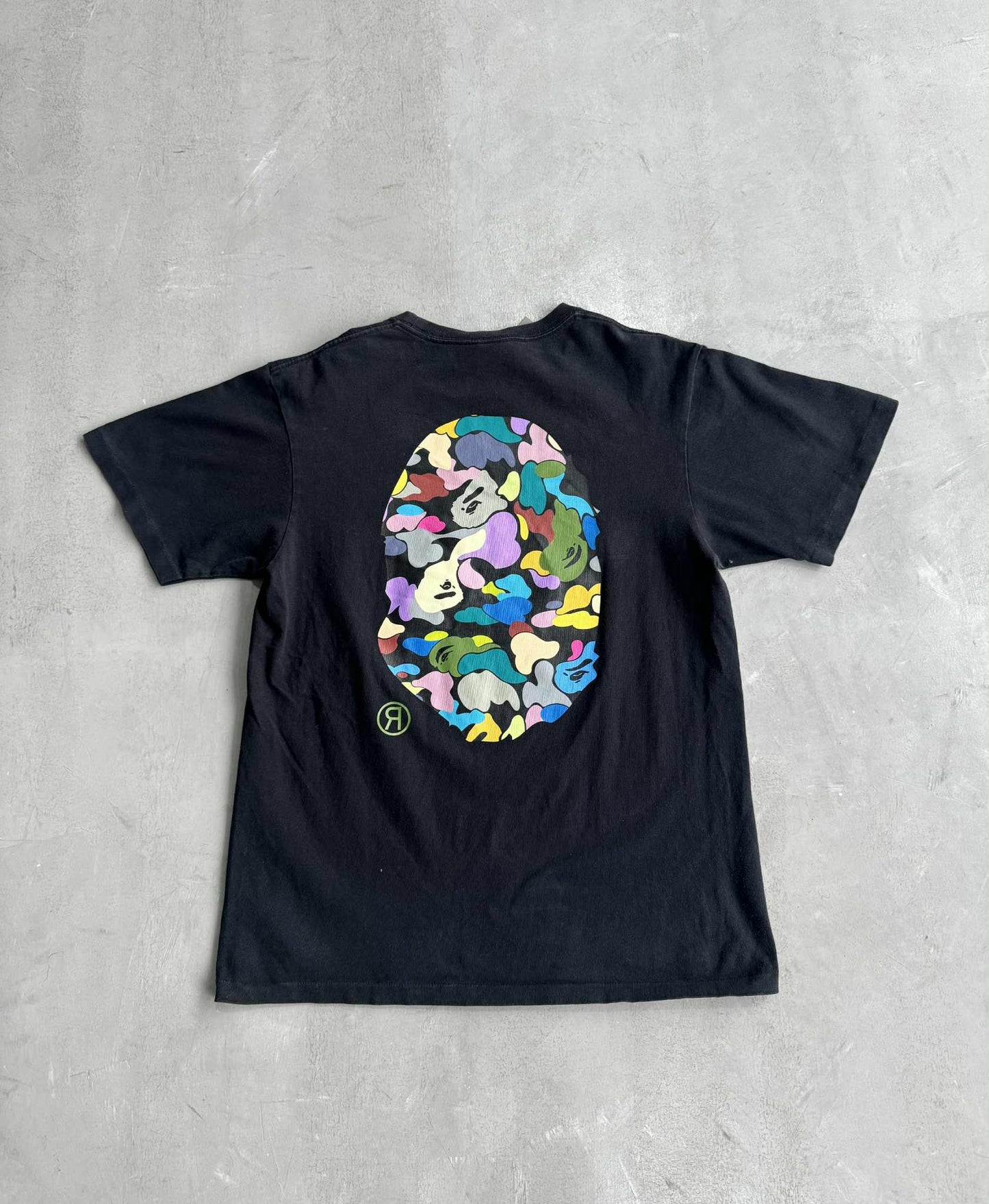 Bape Multi Camou Big Head Tee