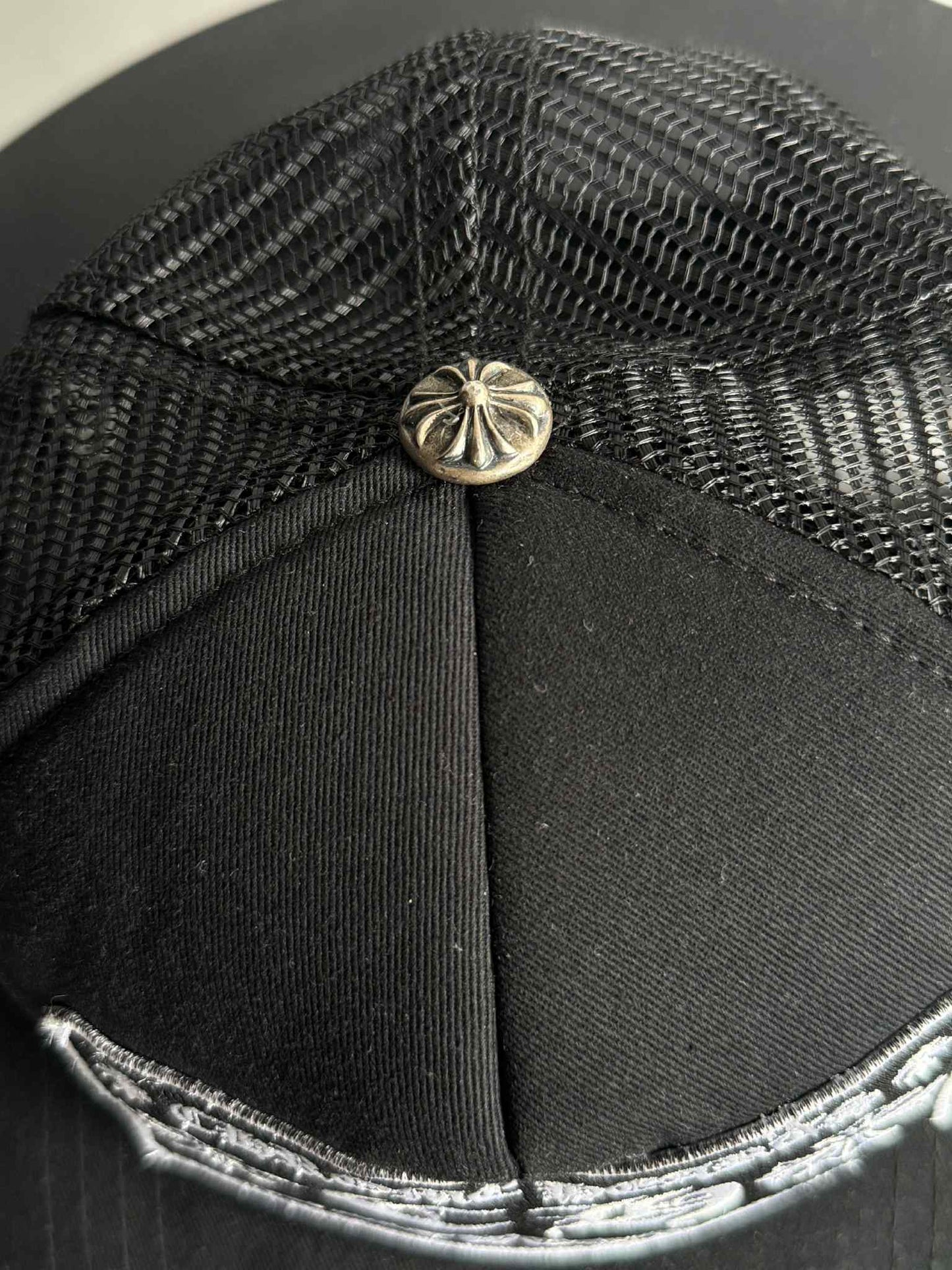 Chrome Hearts Black on Black Trucker Hat