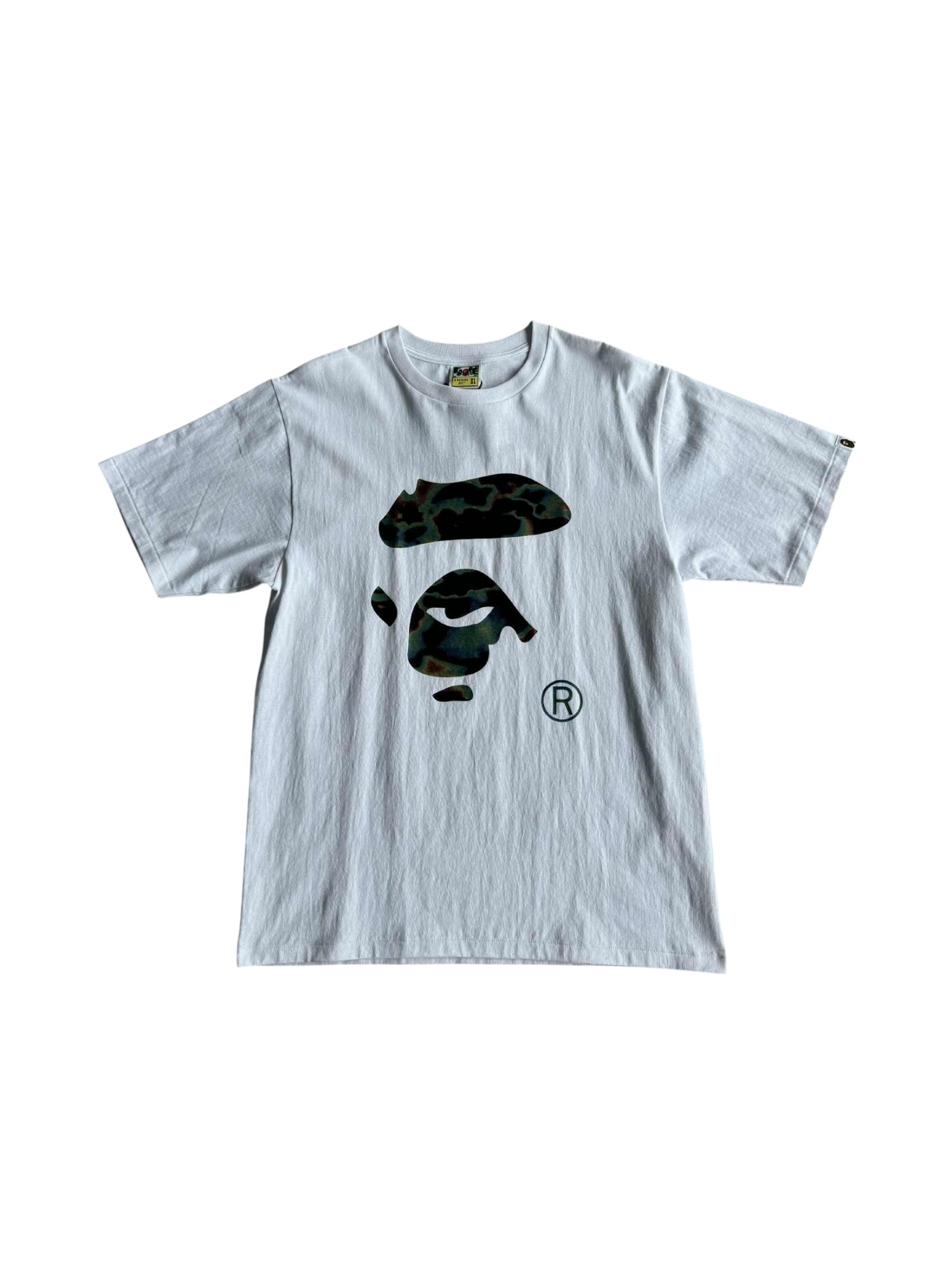 Bape Thermography Ape Head White Tee