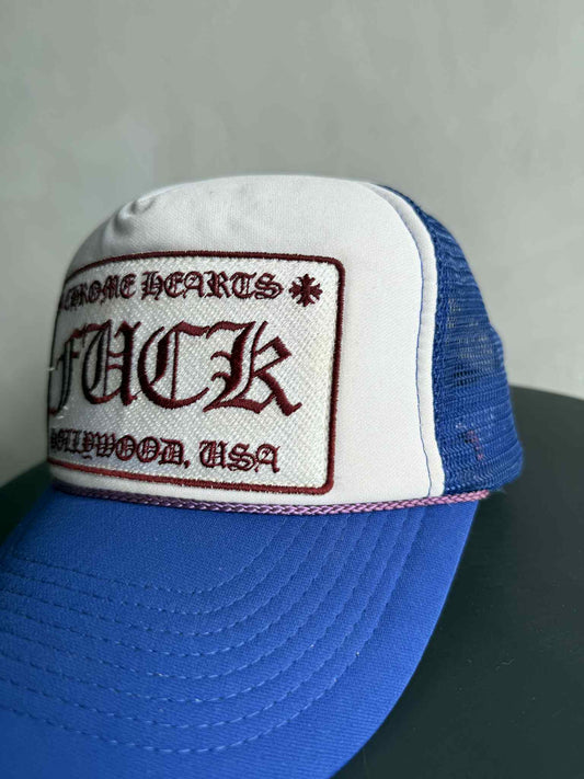 Vintage Chrome Hearts FUCK Trucker Hat
