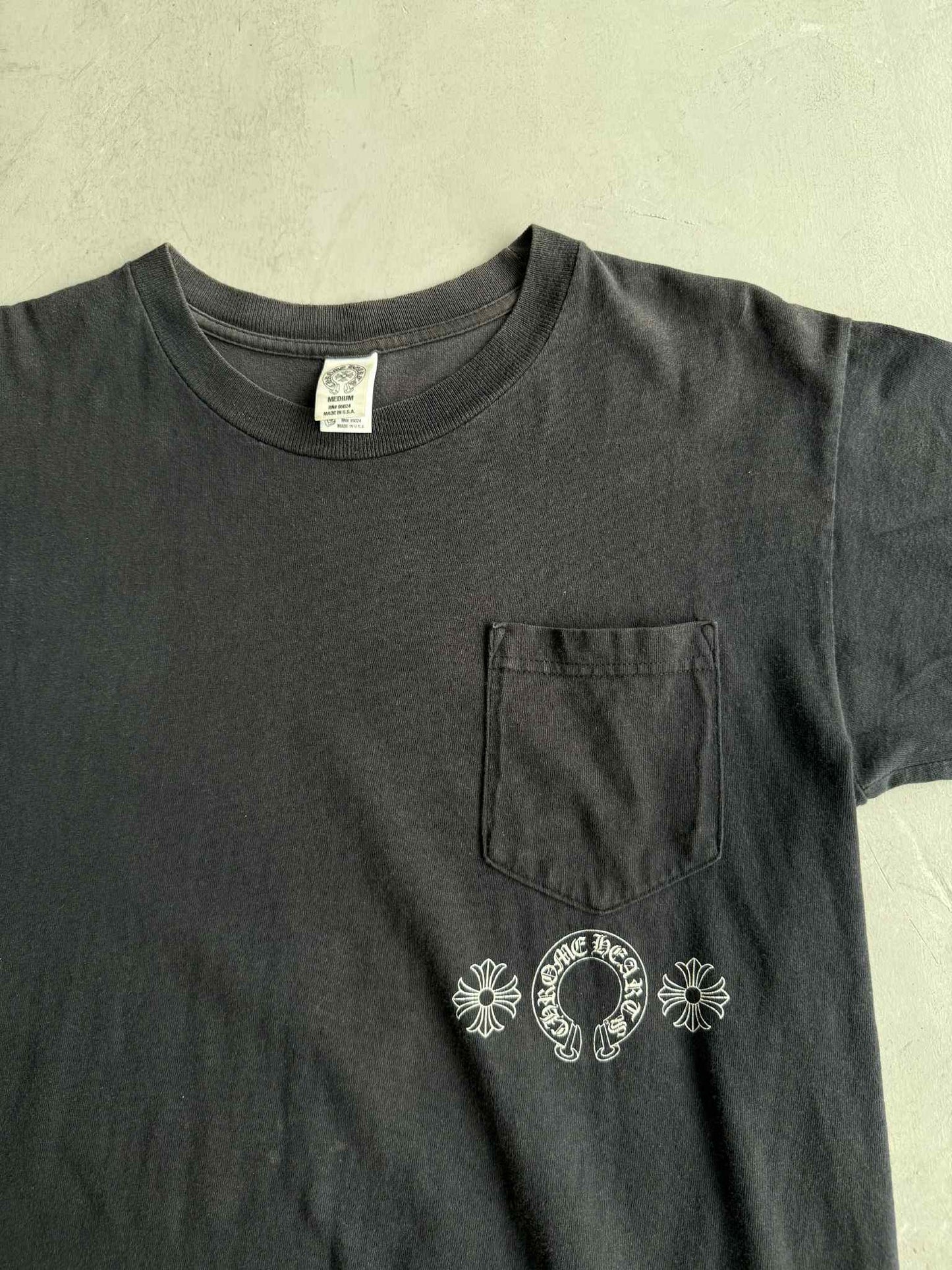 Chrome Hearts Black Horseshoe tee