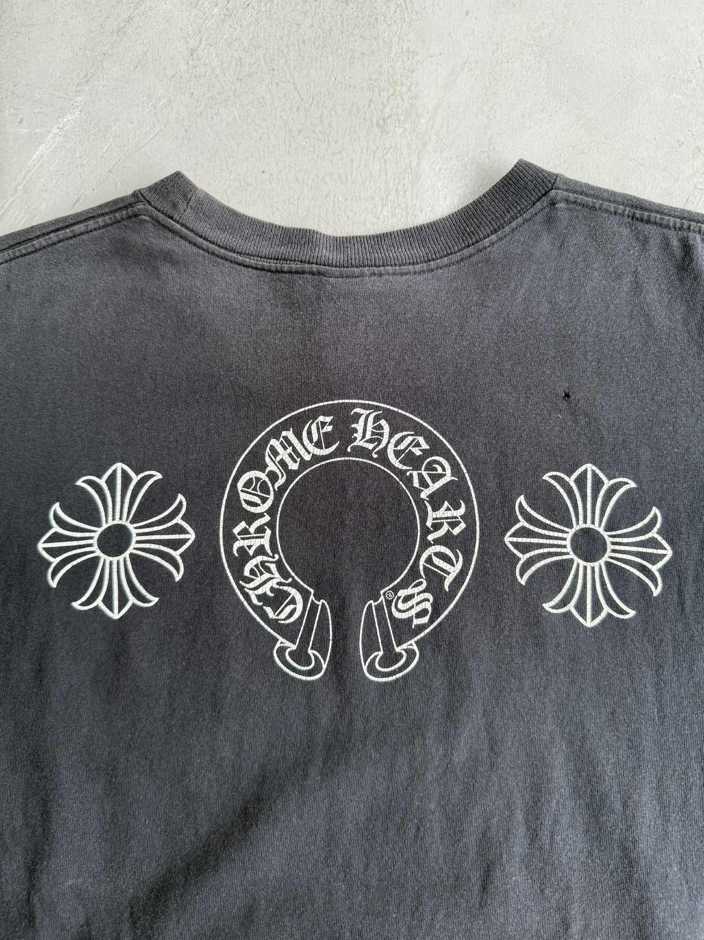 Chrome Hearts Black Horseshoe tee