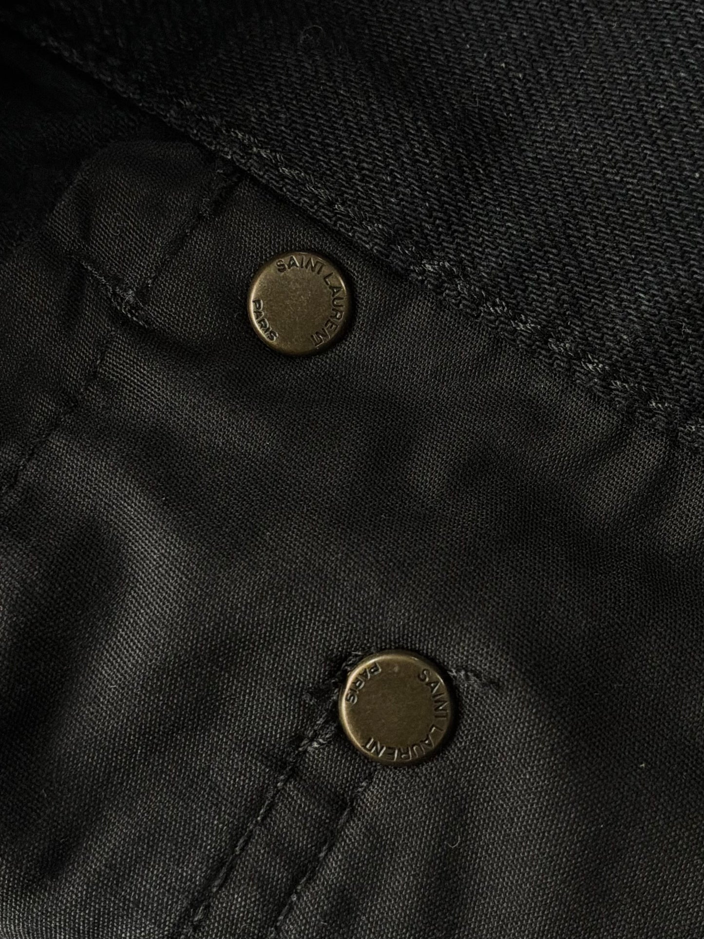 Saint Laurent Paris Black Denim Pants