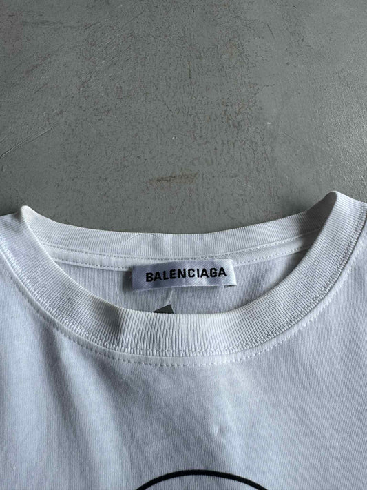 Balenciaga Mode Oversized White Shirt