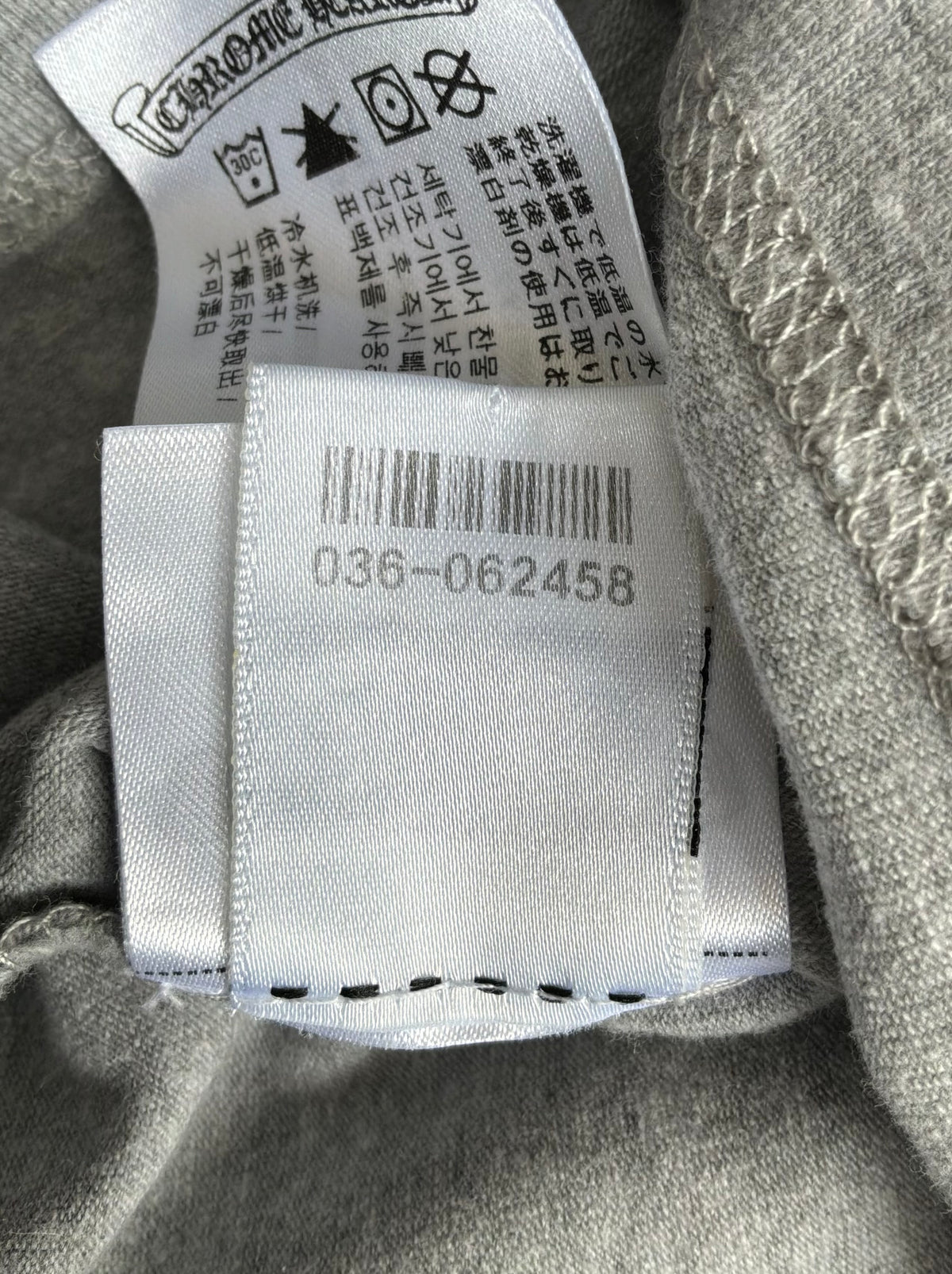 Chrome Hearts Three Logo Gray Mini Dress