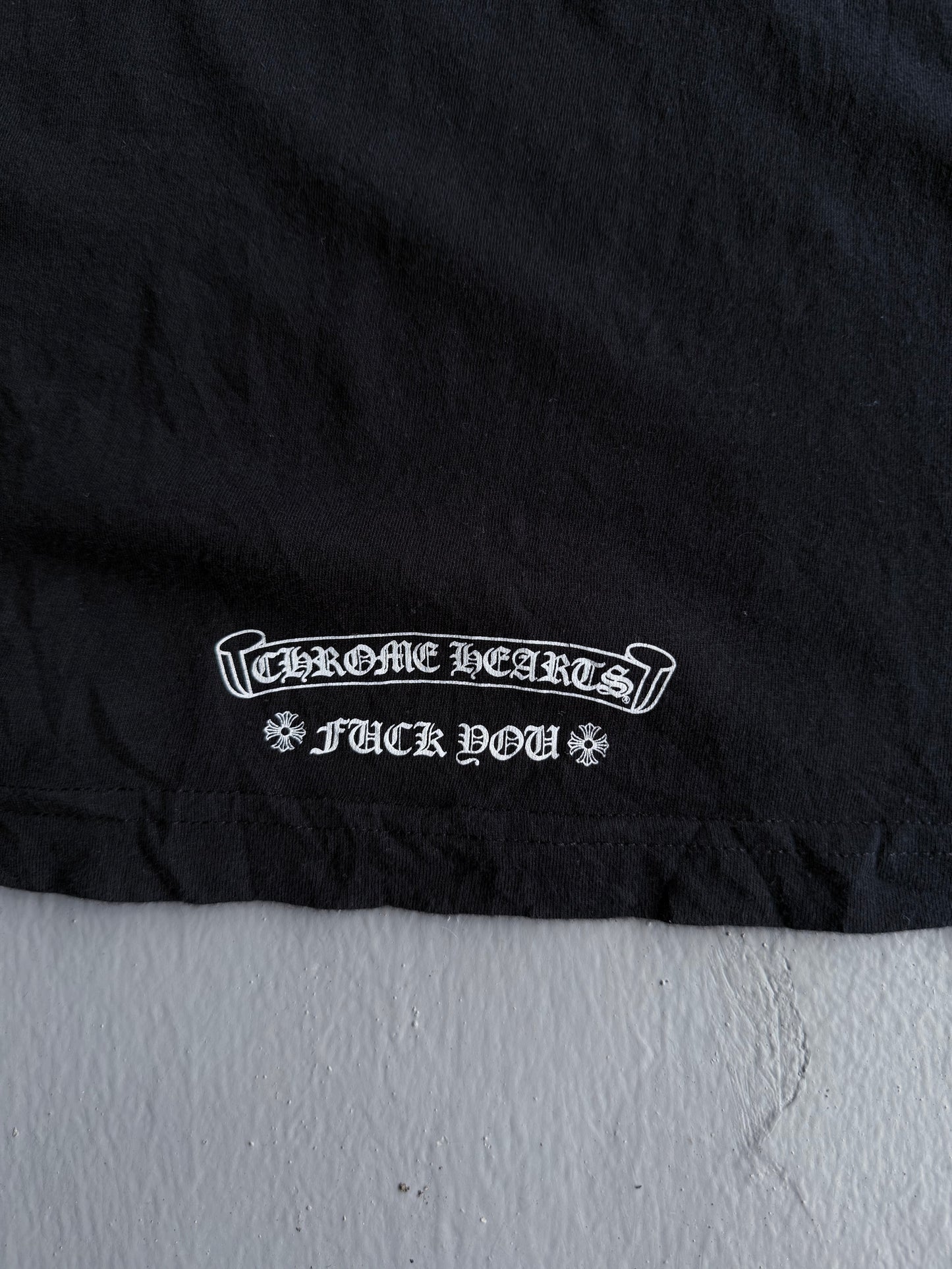Chrome Hearts Scroll Logo Longsleeves