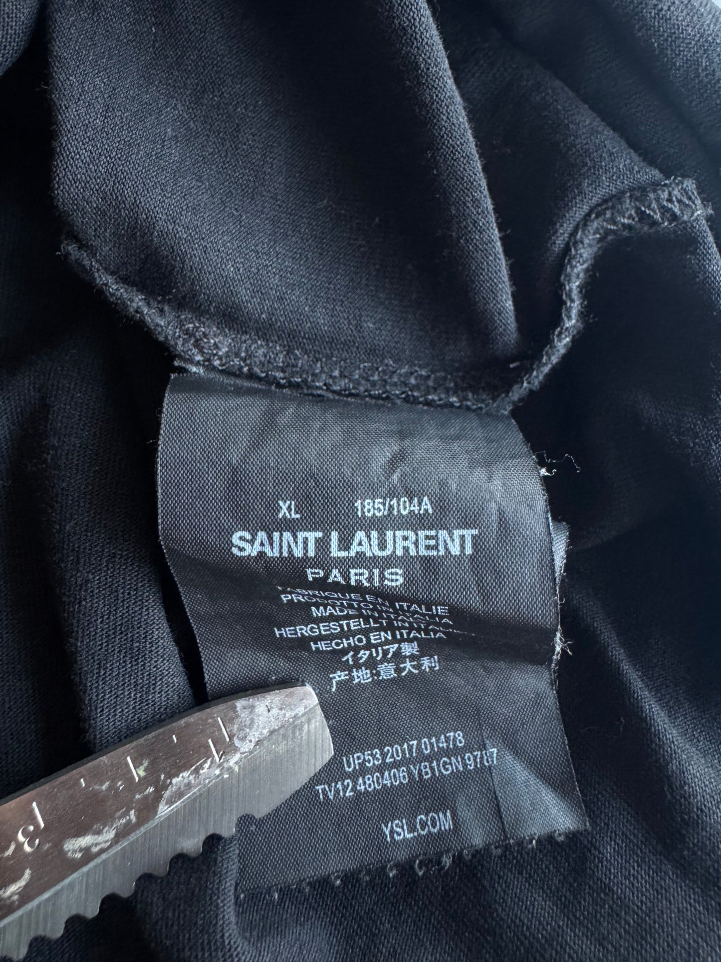 Saint Laurent Paris Cursive Script Tee