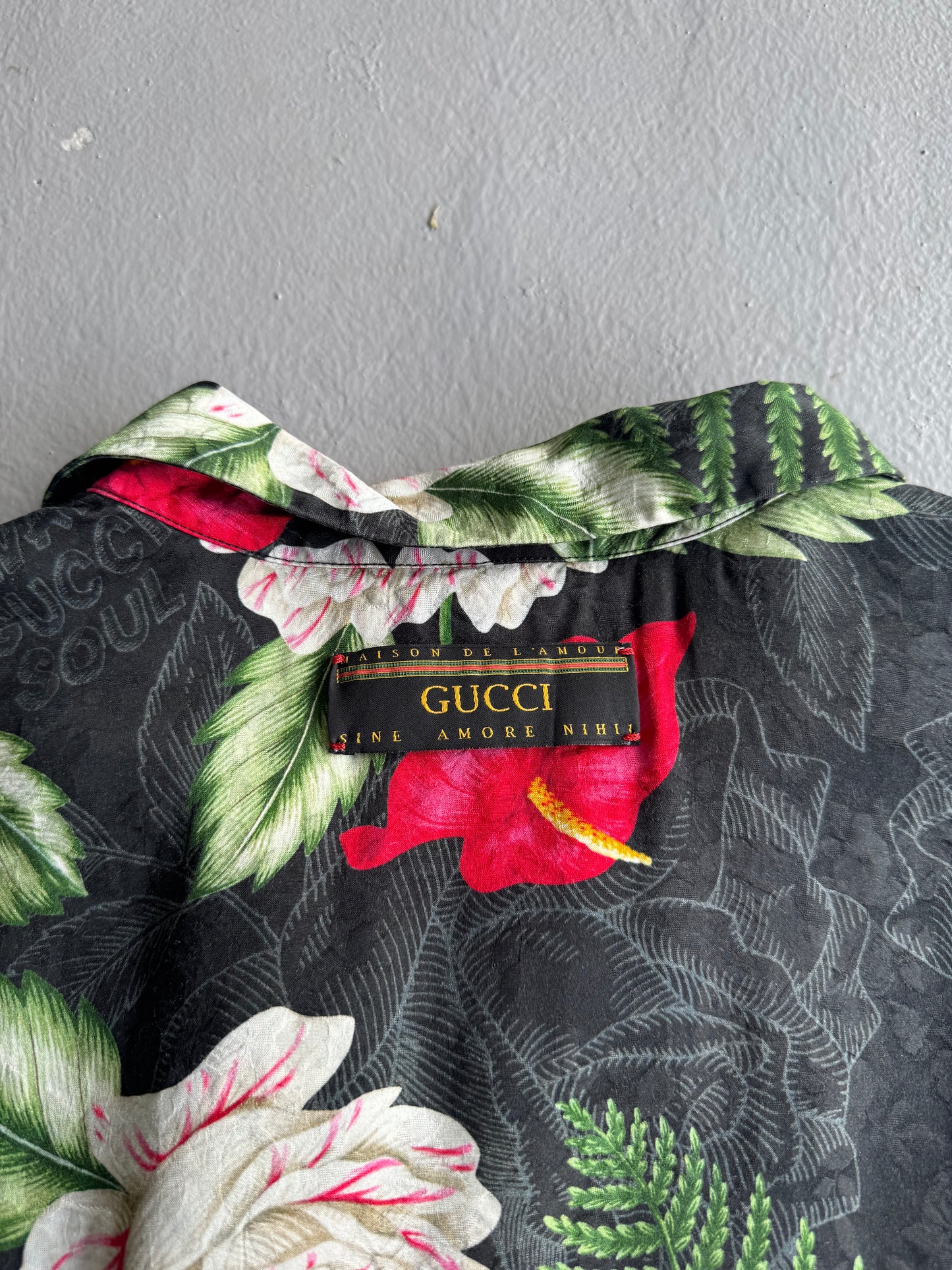 Gucci Polo Button Down Floral