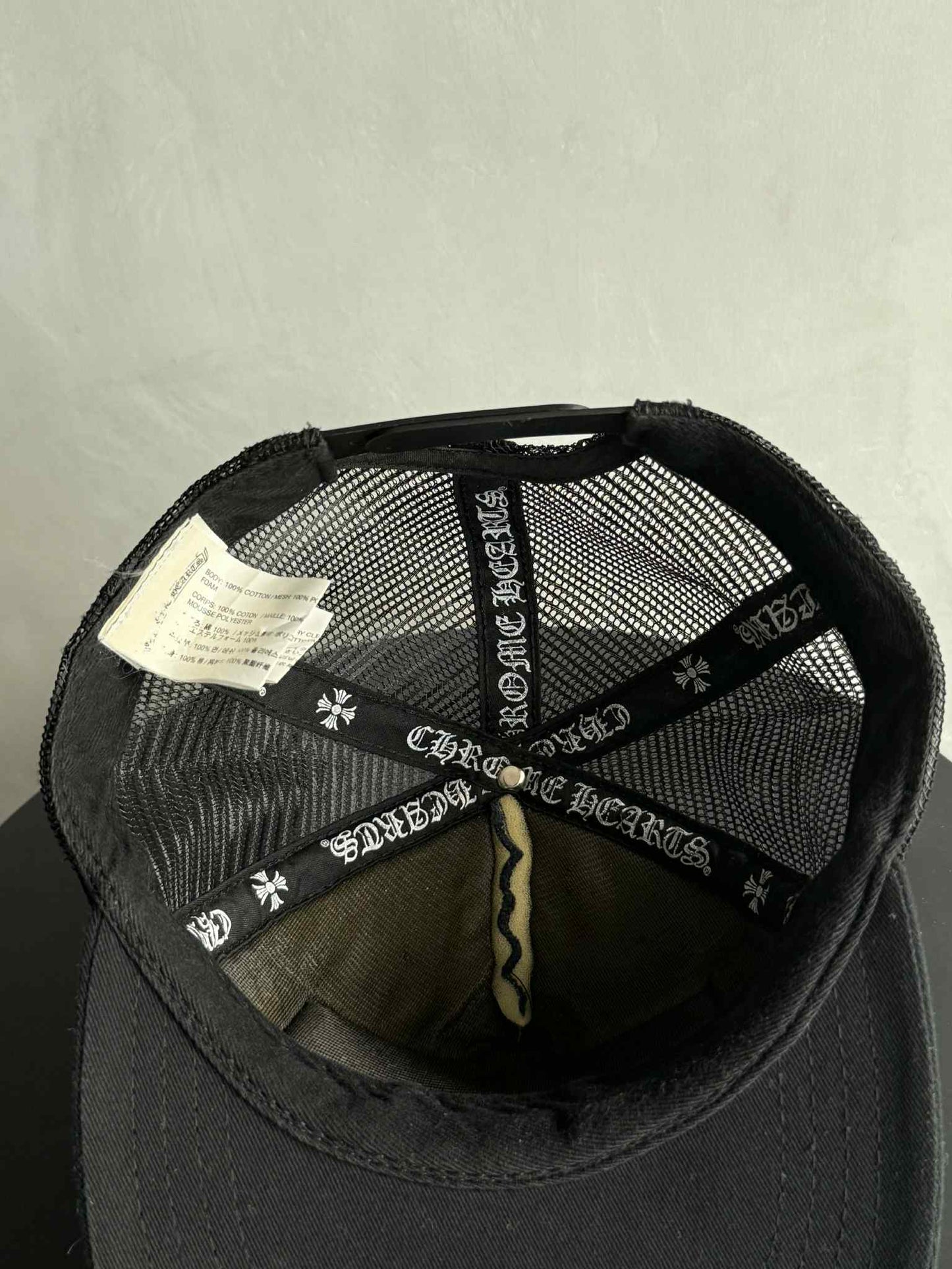 Chrome Hearts Black on Black Trucker Hat