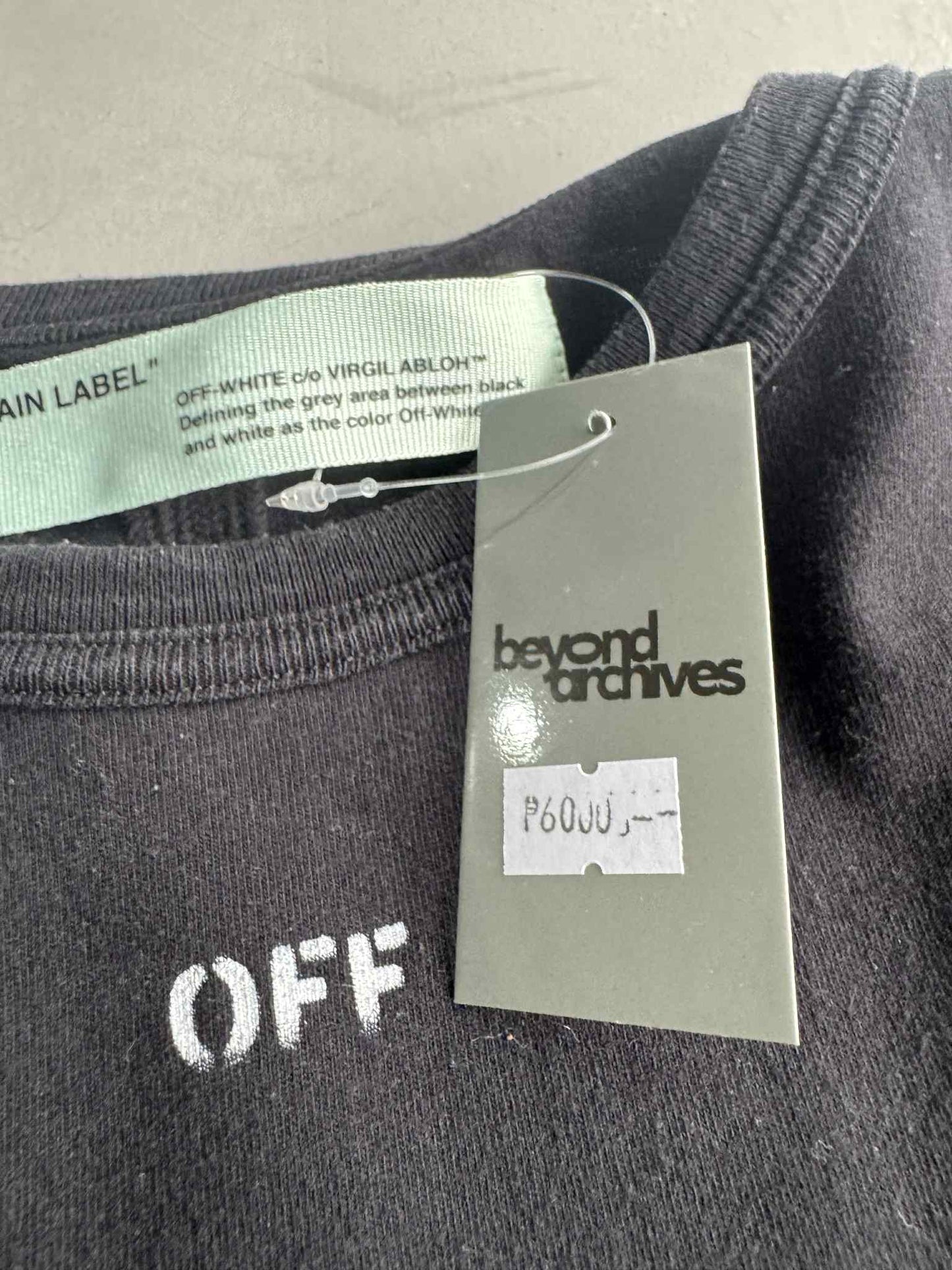 Off White Temperature T shirt