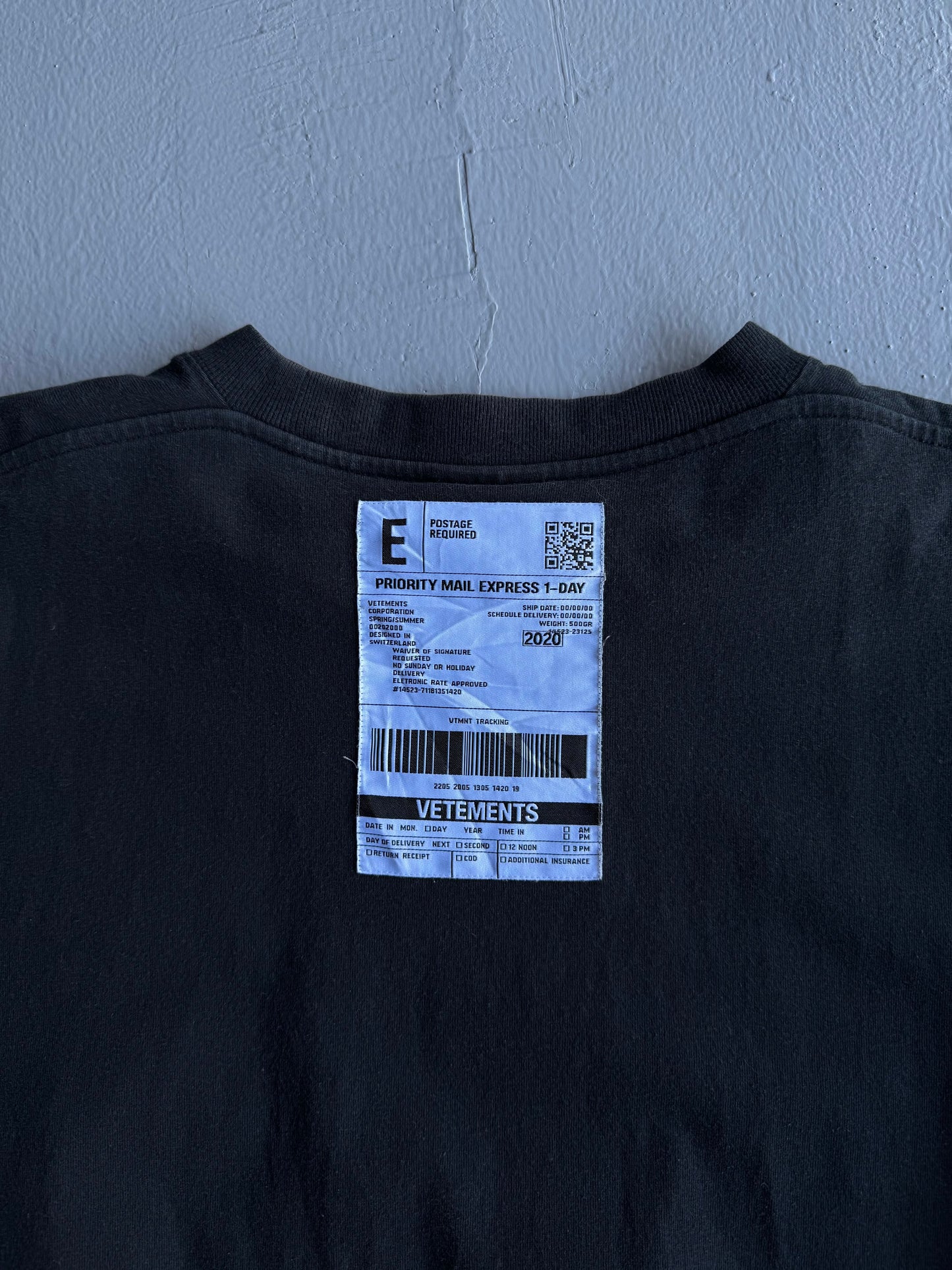 Vetements ‘Waybill’ Tee