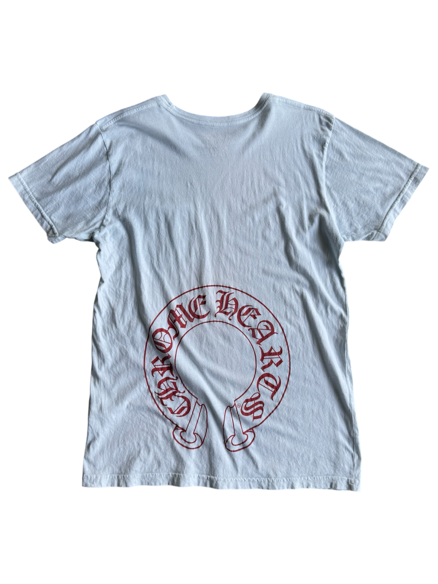 Chrome Hearts Red Script Horseshoe Tee