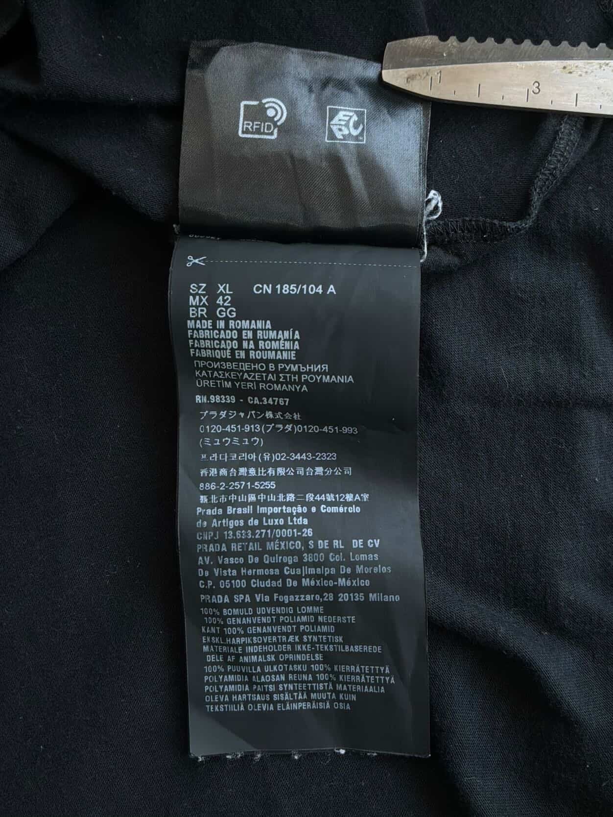 Prada Re-Nylon Emblem Tee