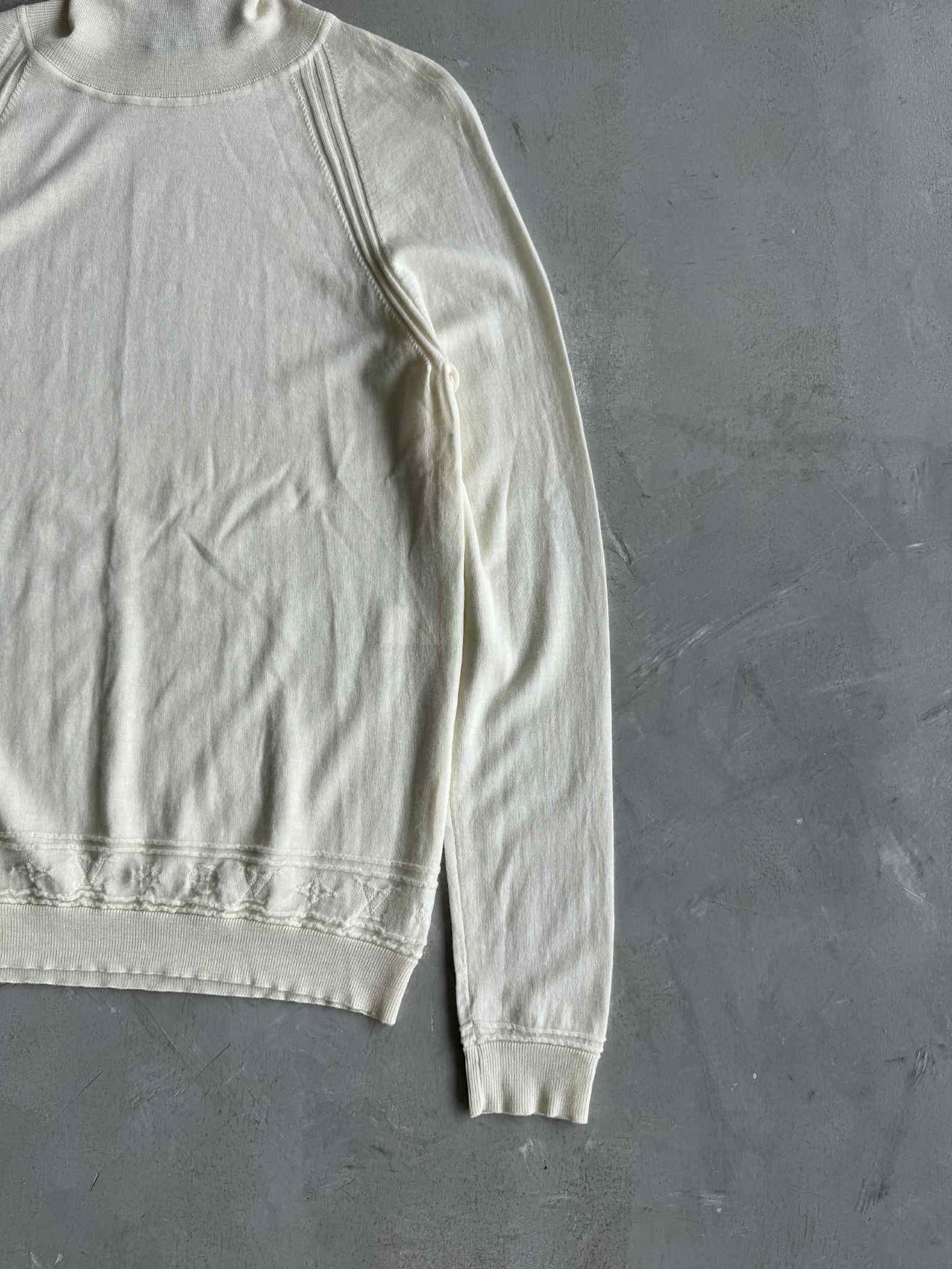 Louis Vuitton Cream Turtle Neck
