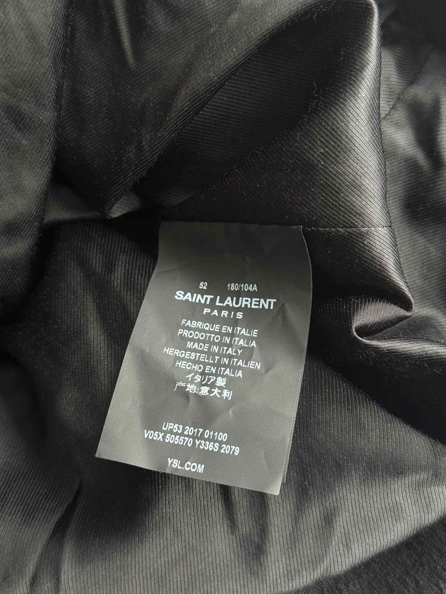 Saint Laurent Metallic Bomber Jacket