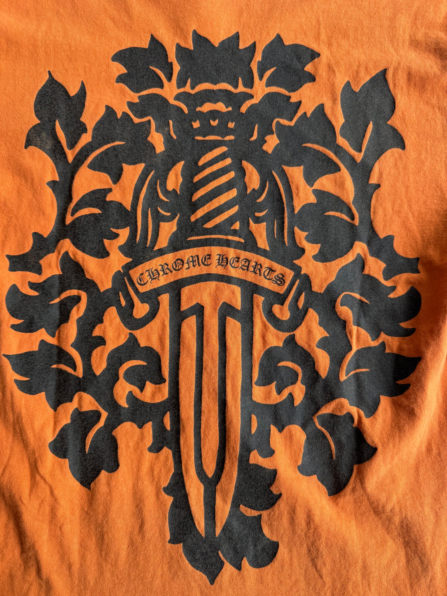 Chrome Hearts Vine Dagger Orange Tee