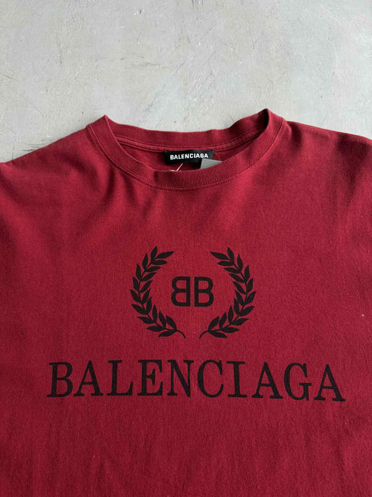 Balenciaga T shirt Laurel BB Logo Tee