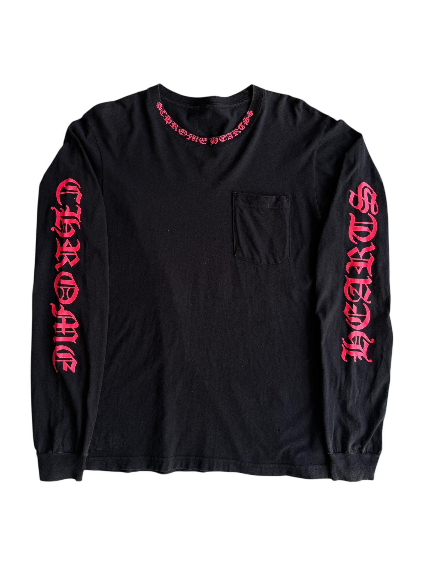 Chrome Hearts Red Script Longsleeves