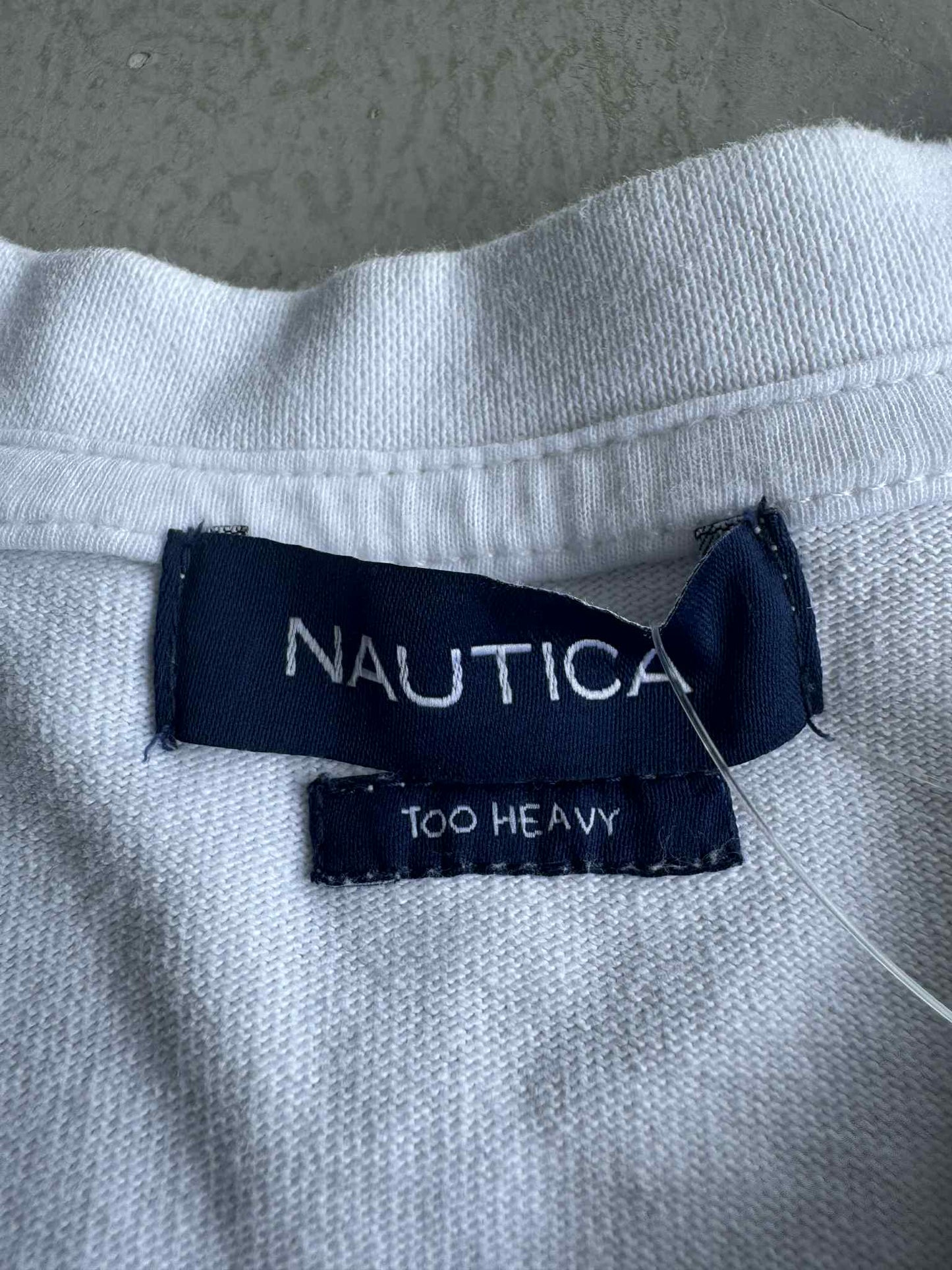 Nautica White Spellout Shirt