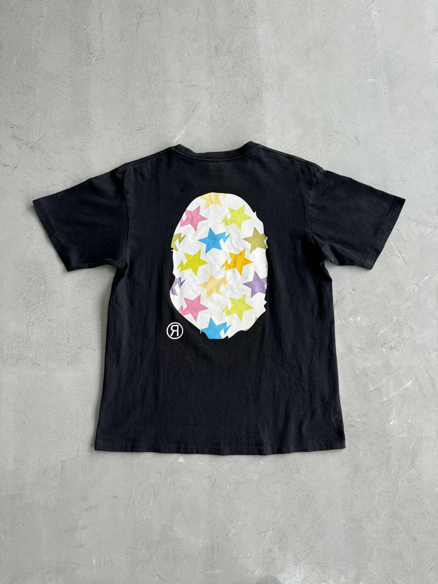 Bape sta Mirror Black Tee