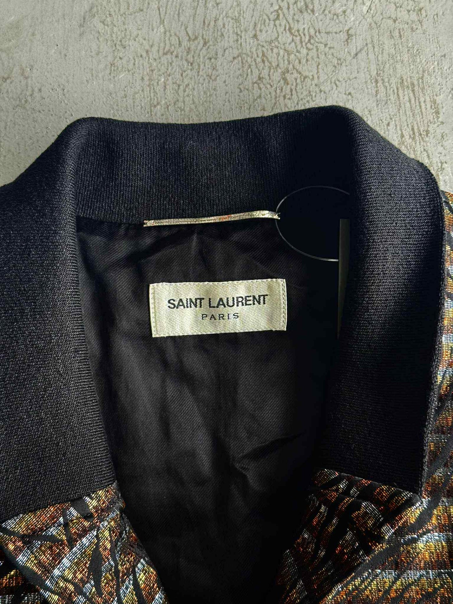 Saint Laurent Metallic Bomber Jacket