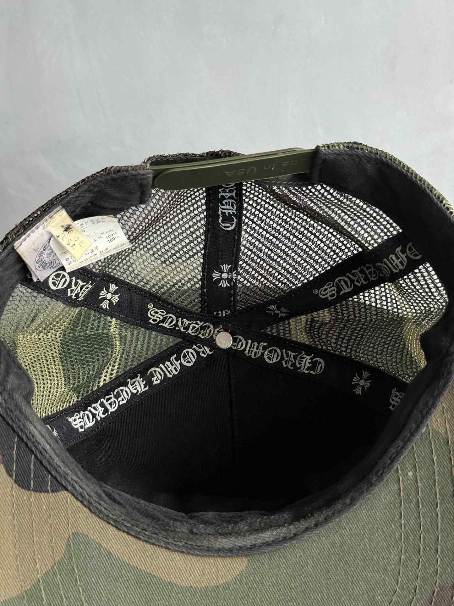 Chrome Hearts Camouflage Trucker Hat