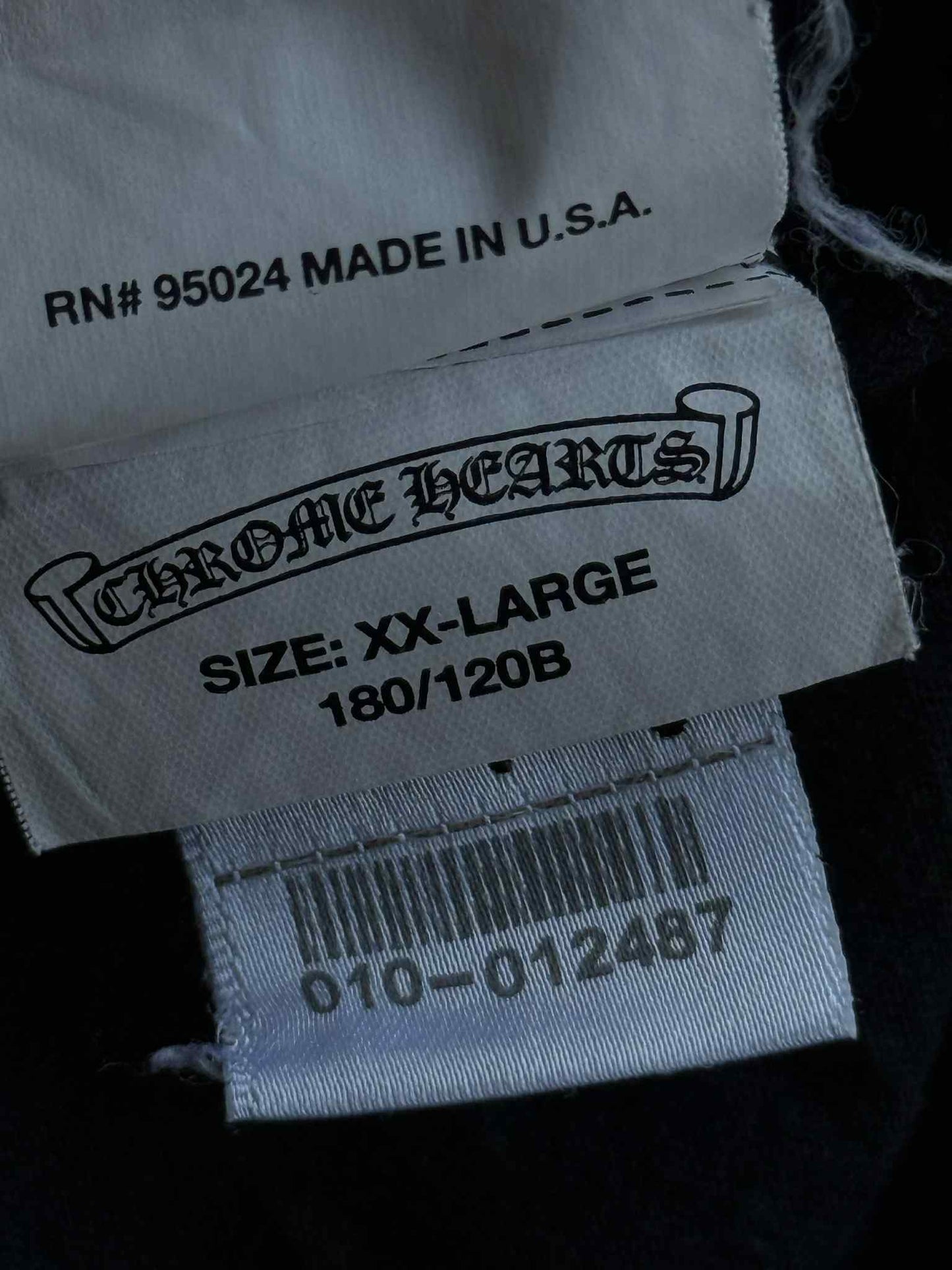 Chrome Hearts 2010’s T-Bar Logo Horseshoe tee