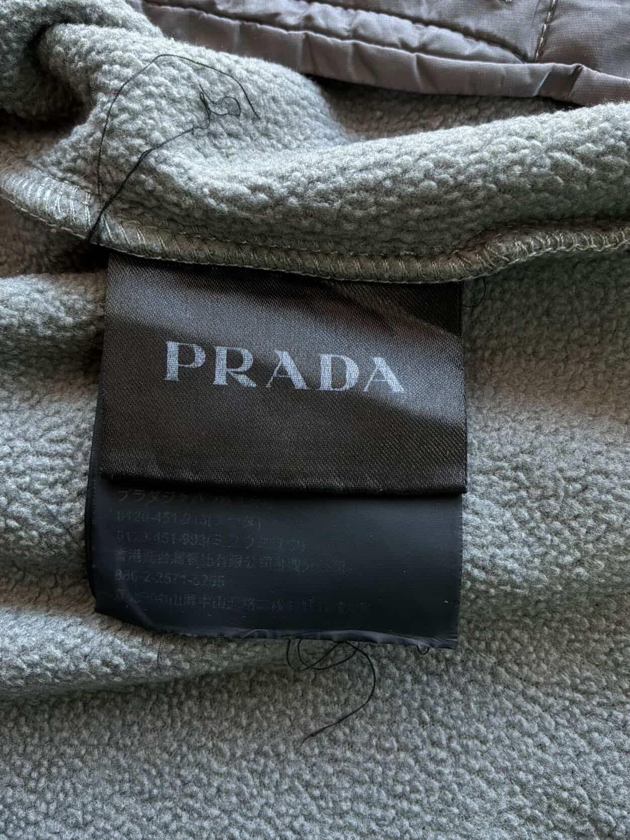 Prada Fleece Zip Hoodie