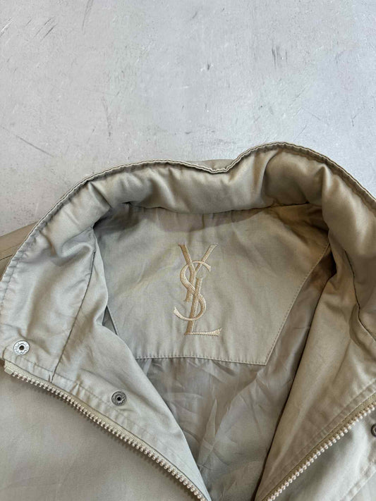 Ysl Pour Home Vintage Big Logo Jacket
