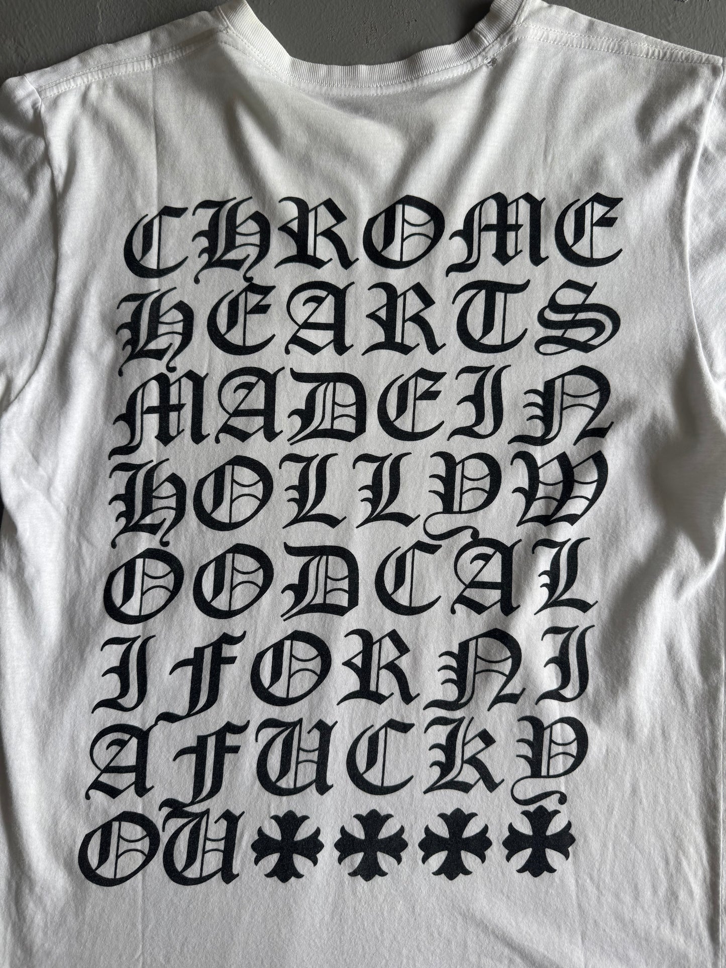 Vintage Chrome Hearts EyeChart Tee