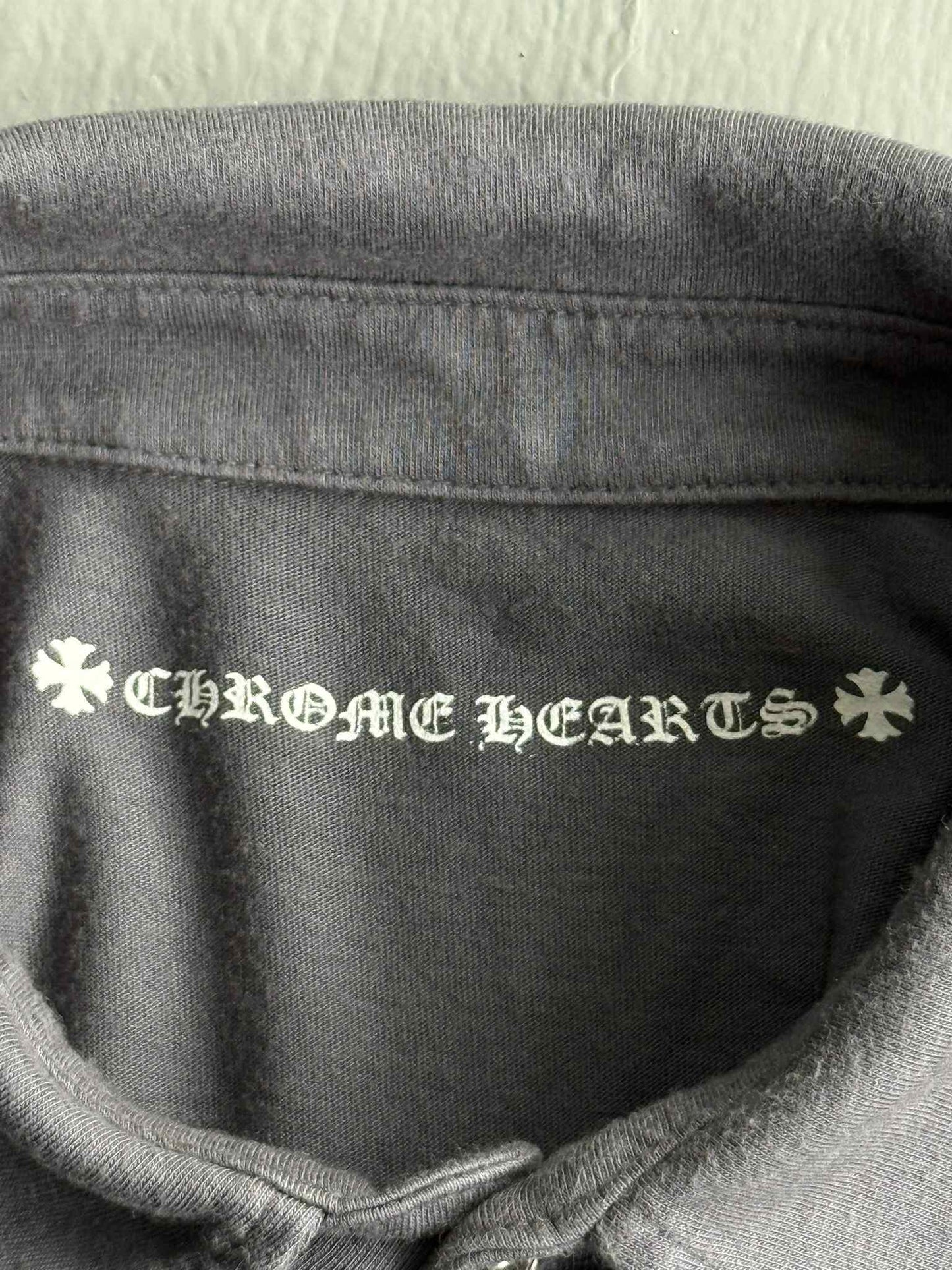 Chrome Hearts T-Bar Polo Shirt