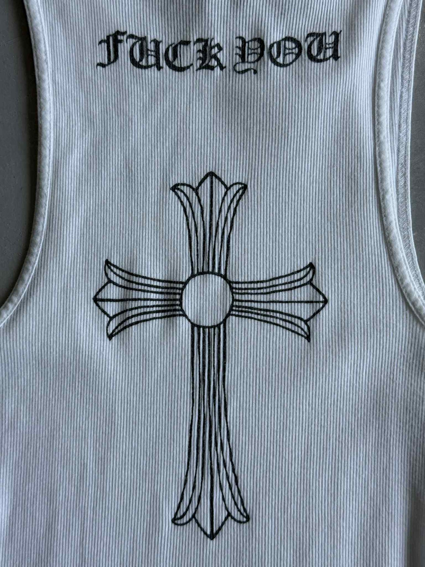 Vintage Chrome Hearts Cross Tank top