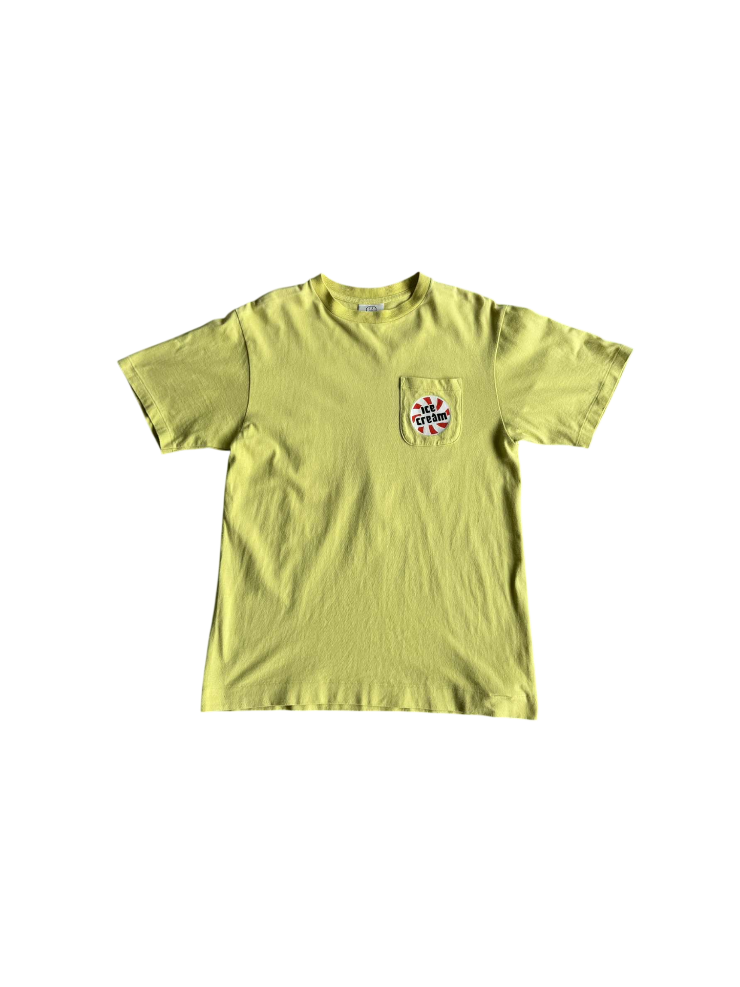 Ice Cream Bbc Neon Green Pocket Shirt